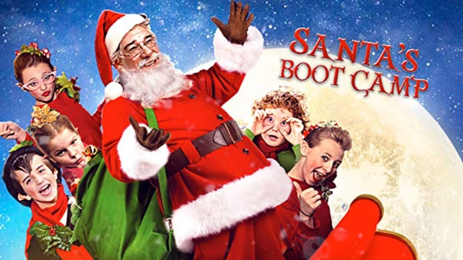 Backdrop for Santa's Boot Camp