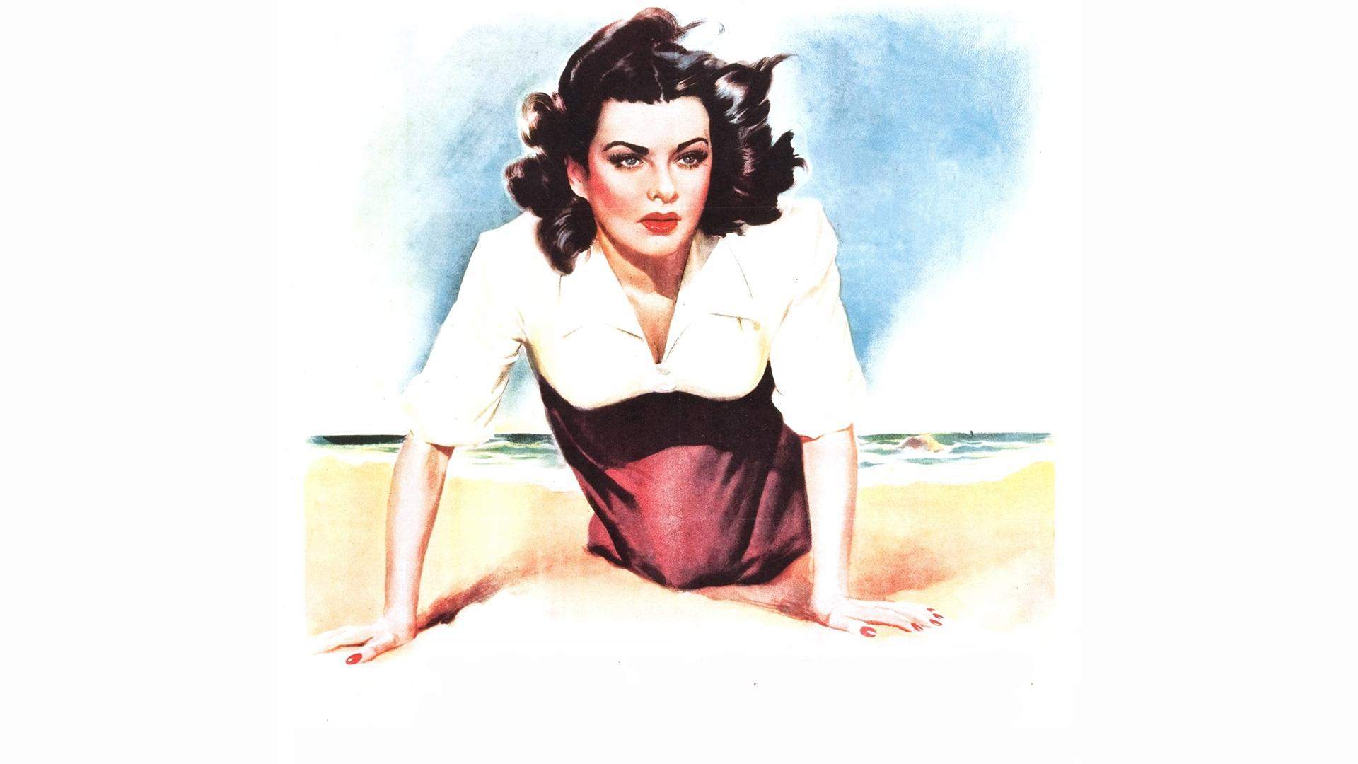 Backdrop for The Woman on the Beach