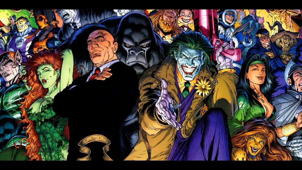 Backdrop for Necessary Evil: Super-Villains of DC Comics