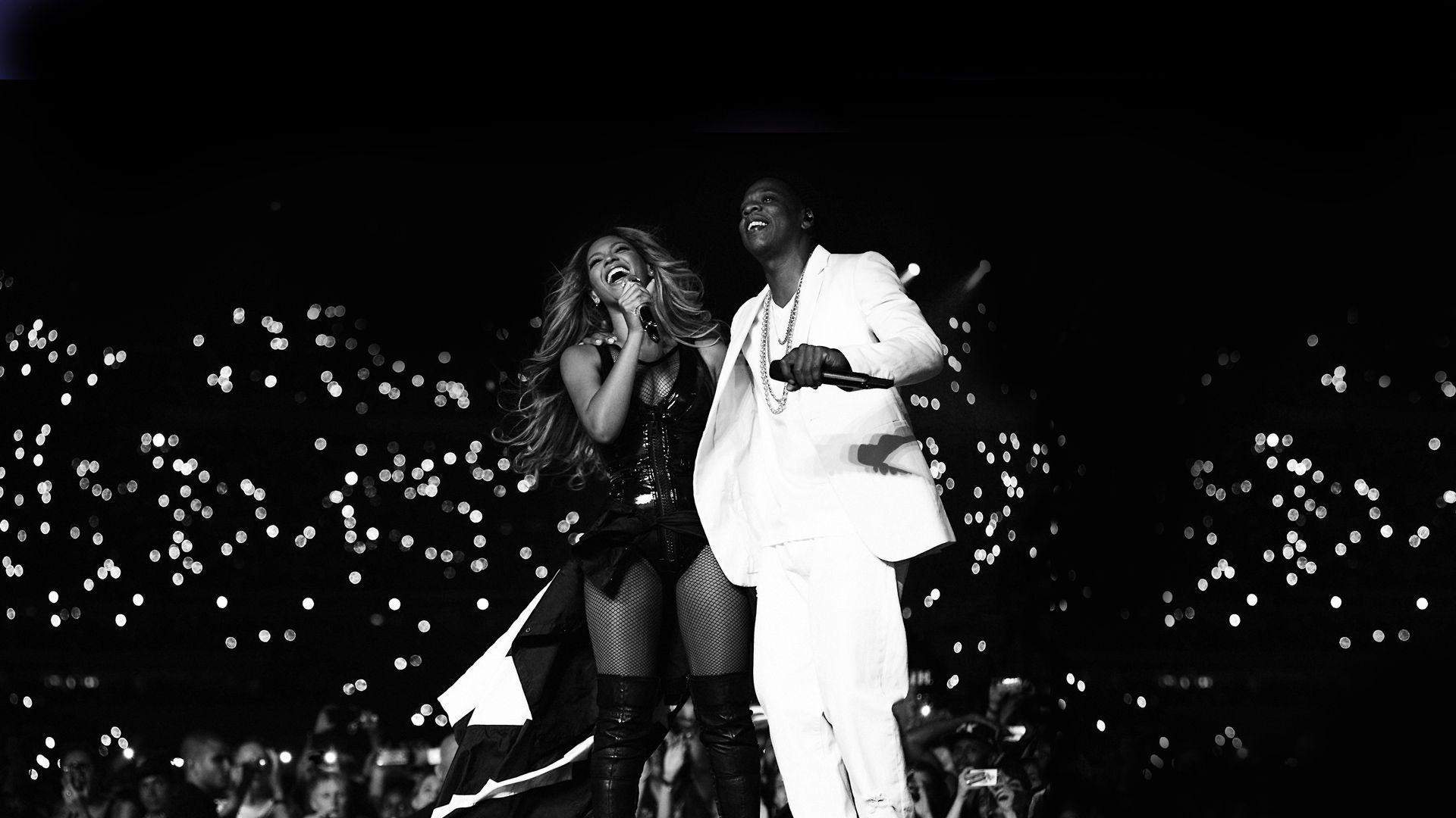 Backdrop for On the Run Tour: Beyoncé and Jay-Z