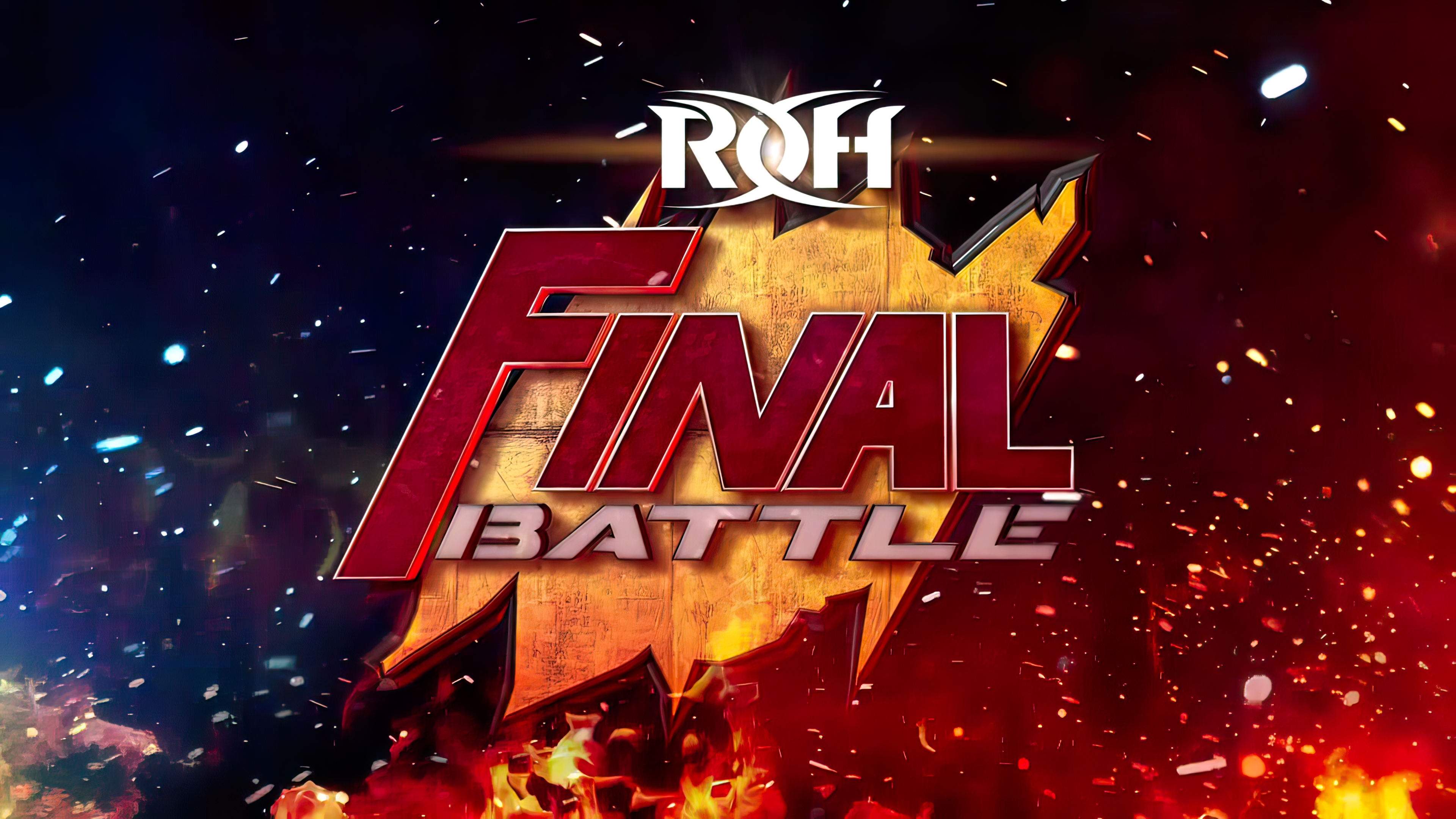 Backdrop for ROH: Final Battle 2021