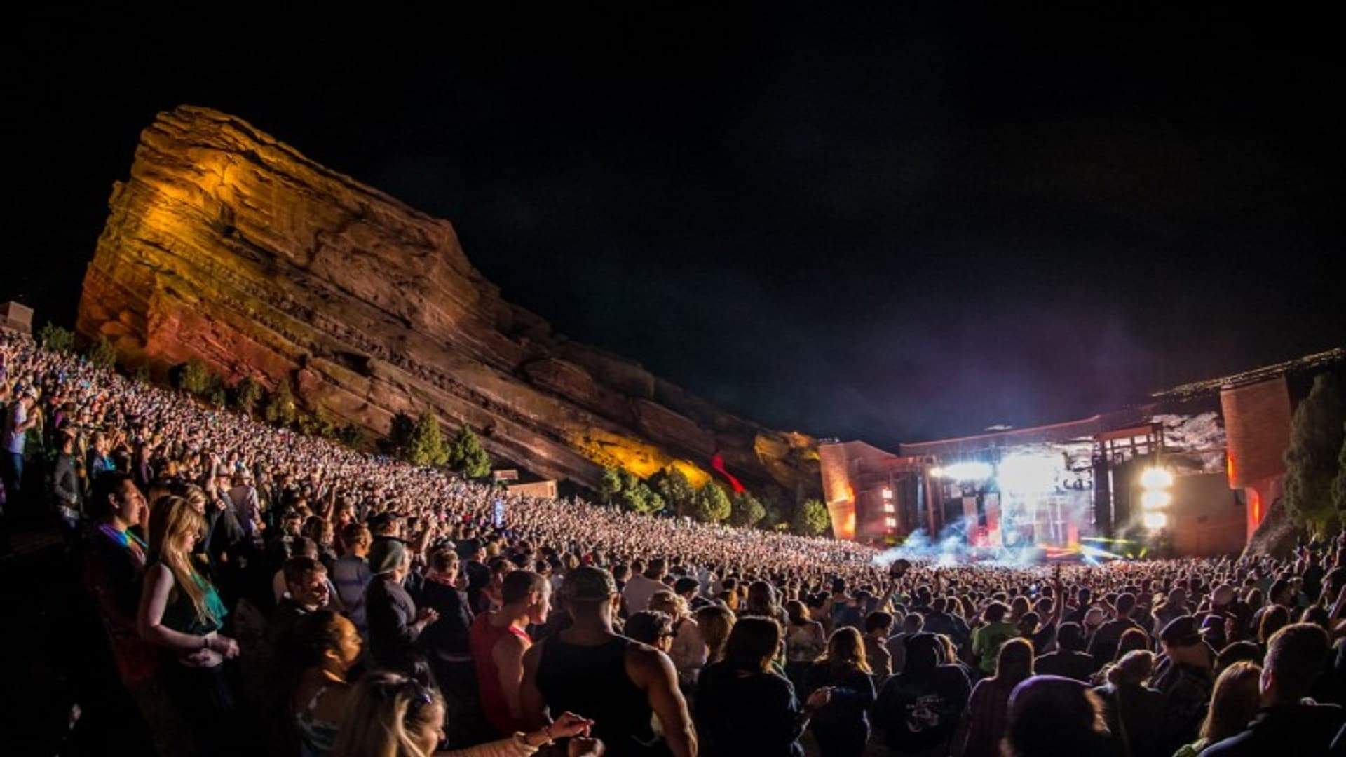 Backdrop for The Moody Blues - A Night at Red Rocks