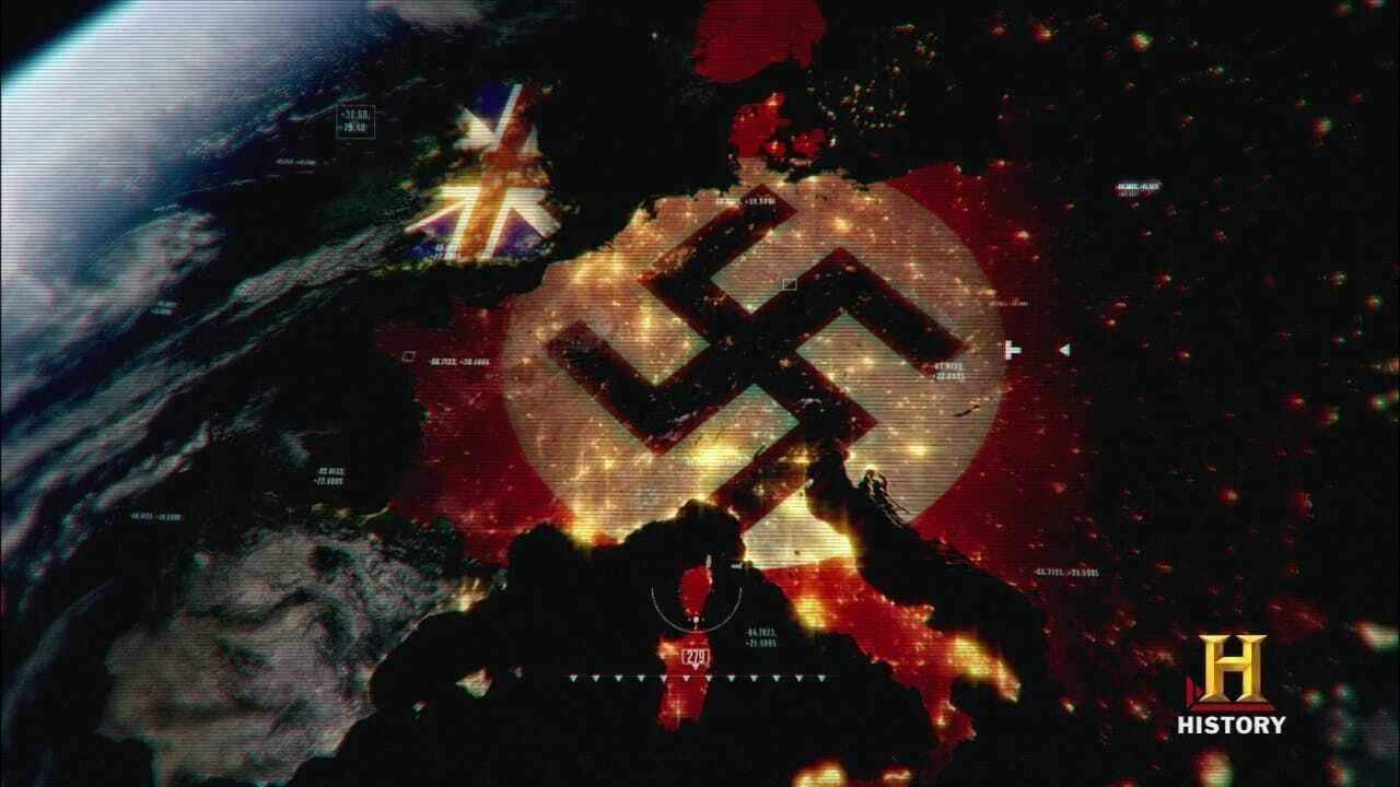 Backdrop for WWII From Space