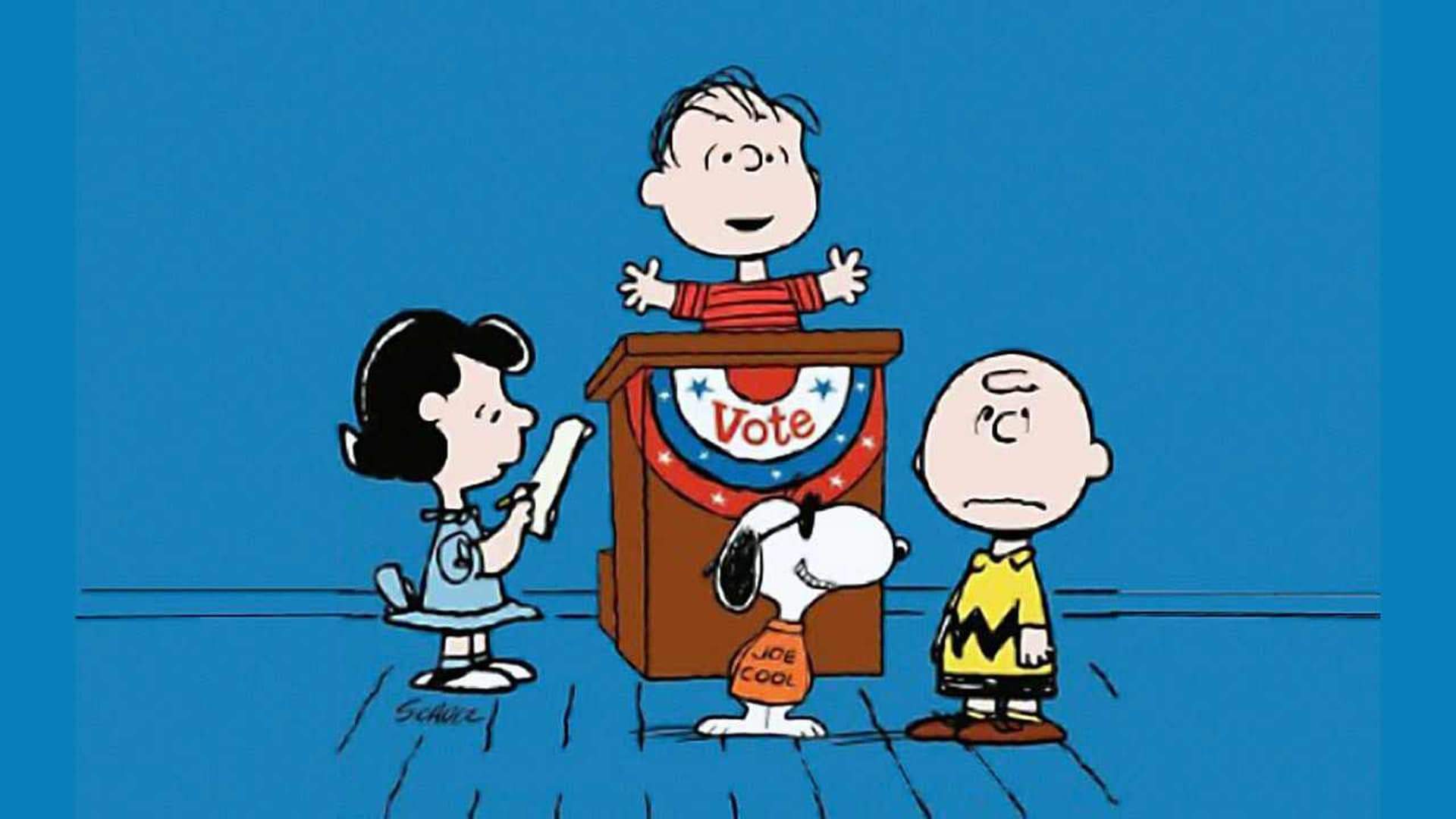 Backdrop for You're Not Elected, Charlie Brown