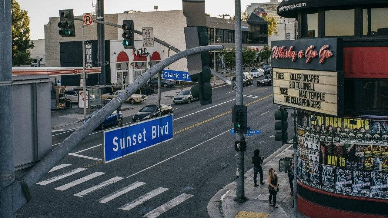 Backdrop for Sunset Strip