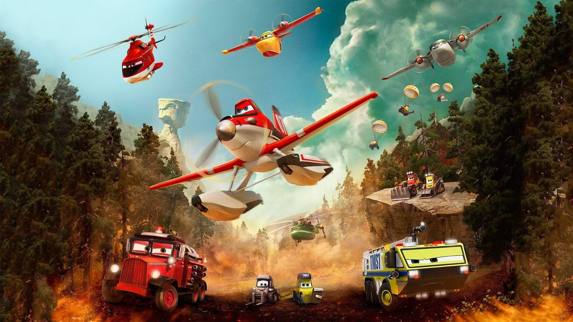 Backdrop for Planes: Fire & Rescue