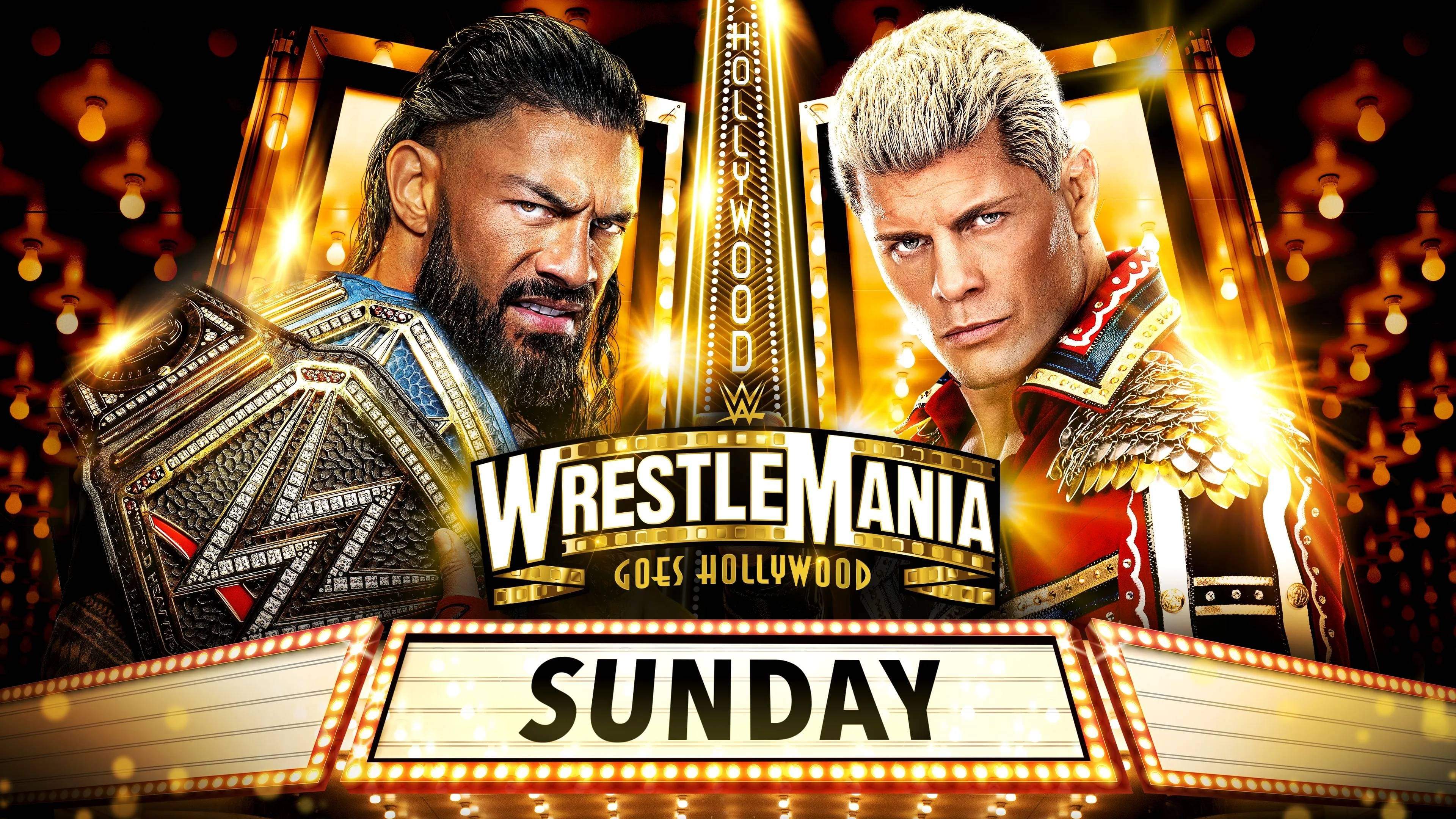 Backdrop for WWE WrestleMania 39 Sunday