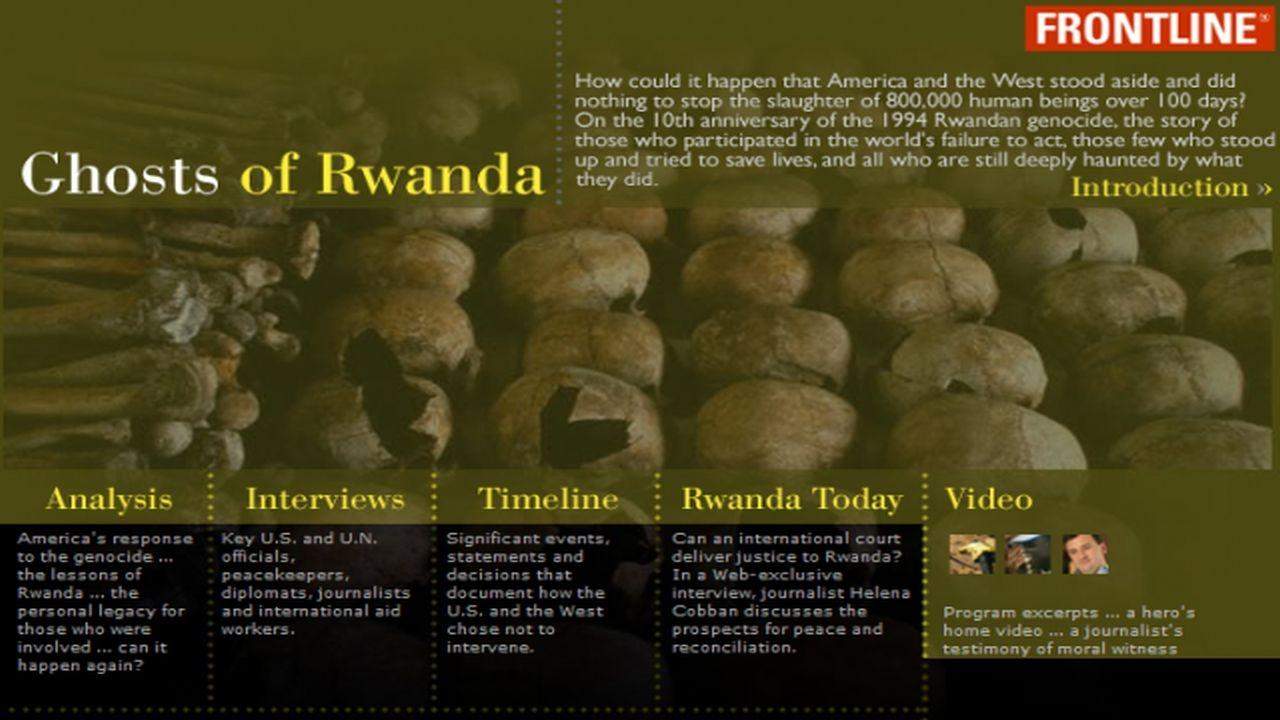 Backdrop for Ghosts of Rwanda