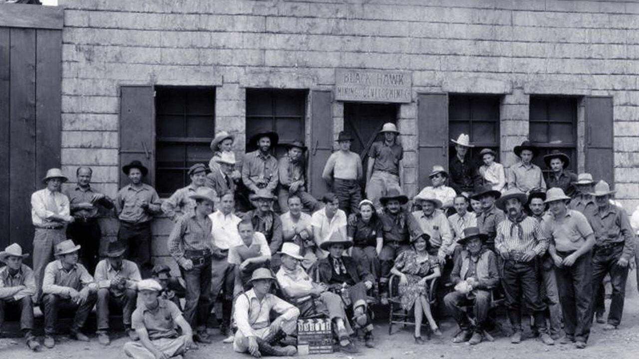 Backdrop for Tex Rides with the Boy Scouts