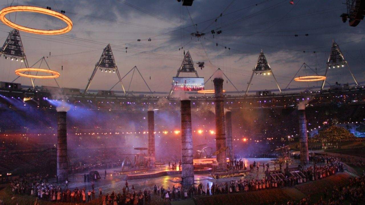 Backdrop for London 2012 Olympic Opening Ceremony: Isles of Wonder