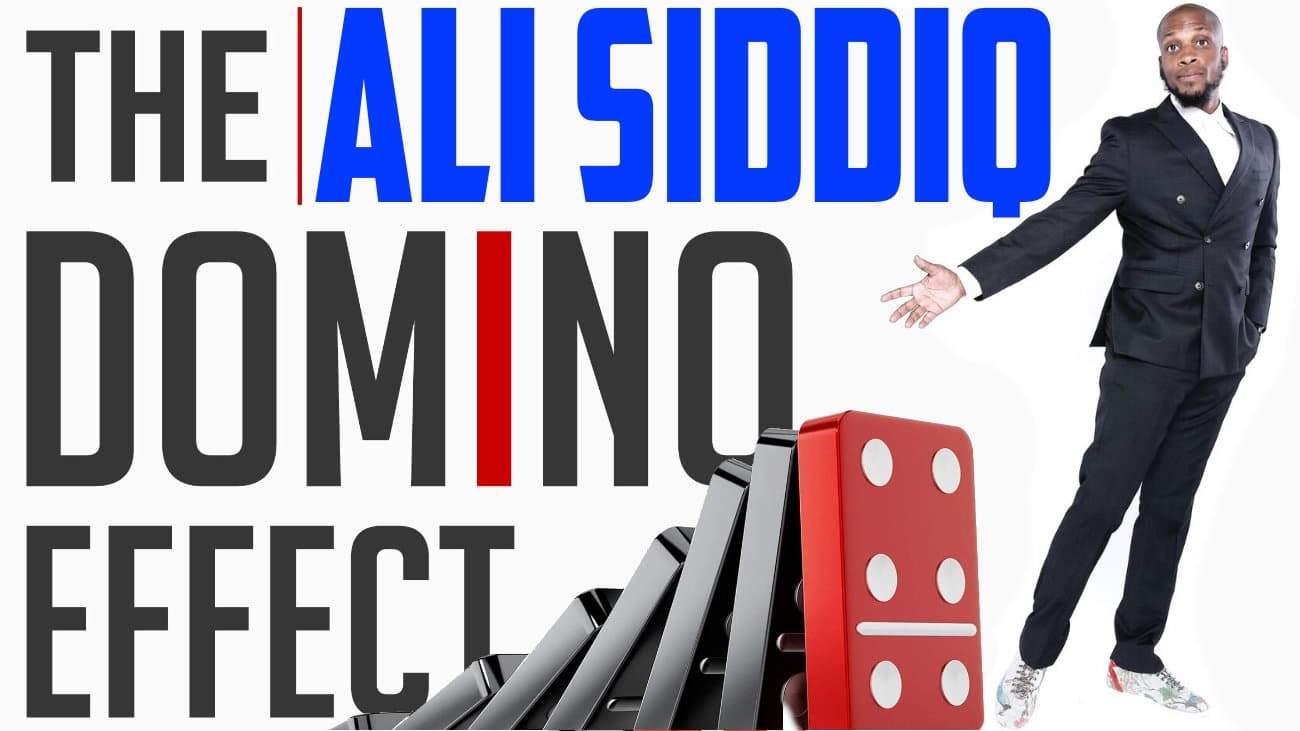 Backdrop for Ali Siddiq: The Domino Effect