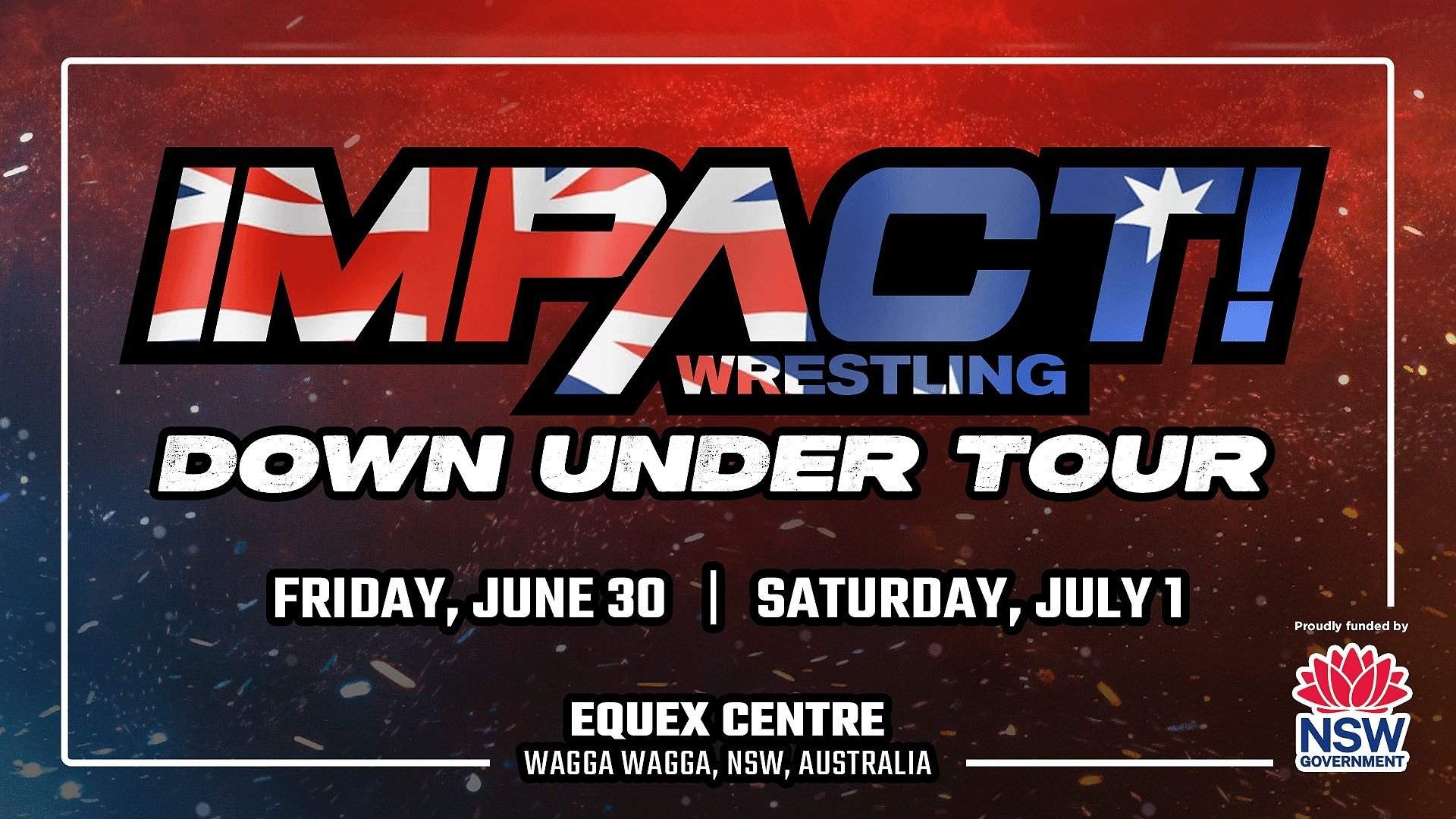 Backdrop for IMPACT Wrestling: Down Under Tour - Day 1