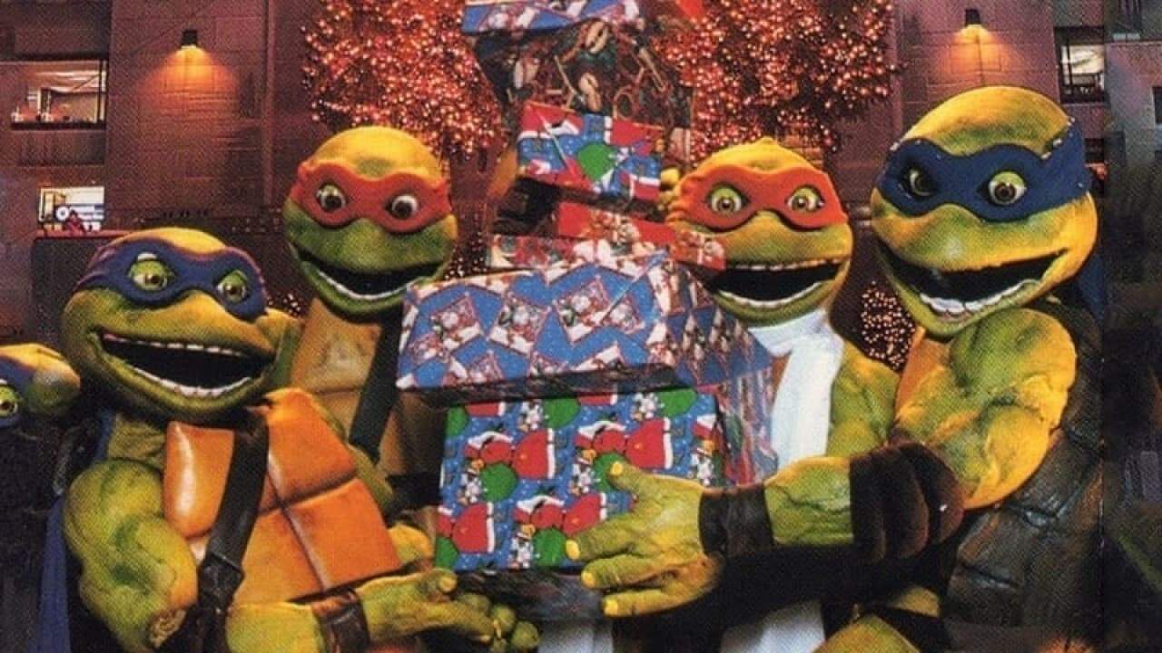 Backdrop for Teenage Mutant Ninja Turtles: We Wish You a Turtle Christmas