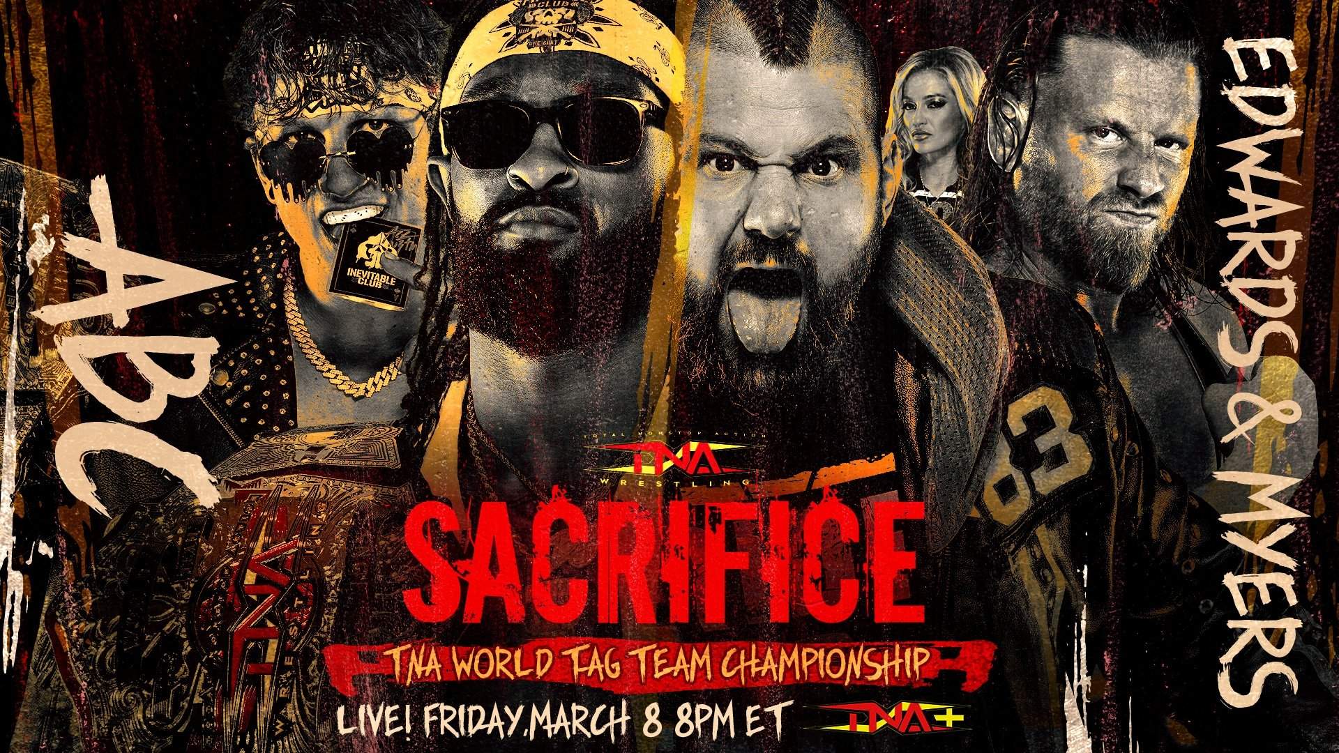 Backdrop for TNA Sacrifice 2024