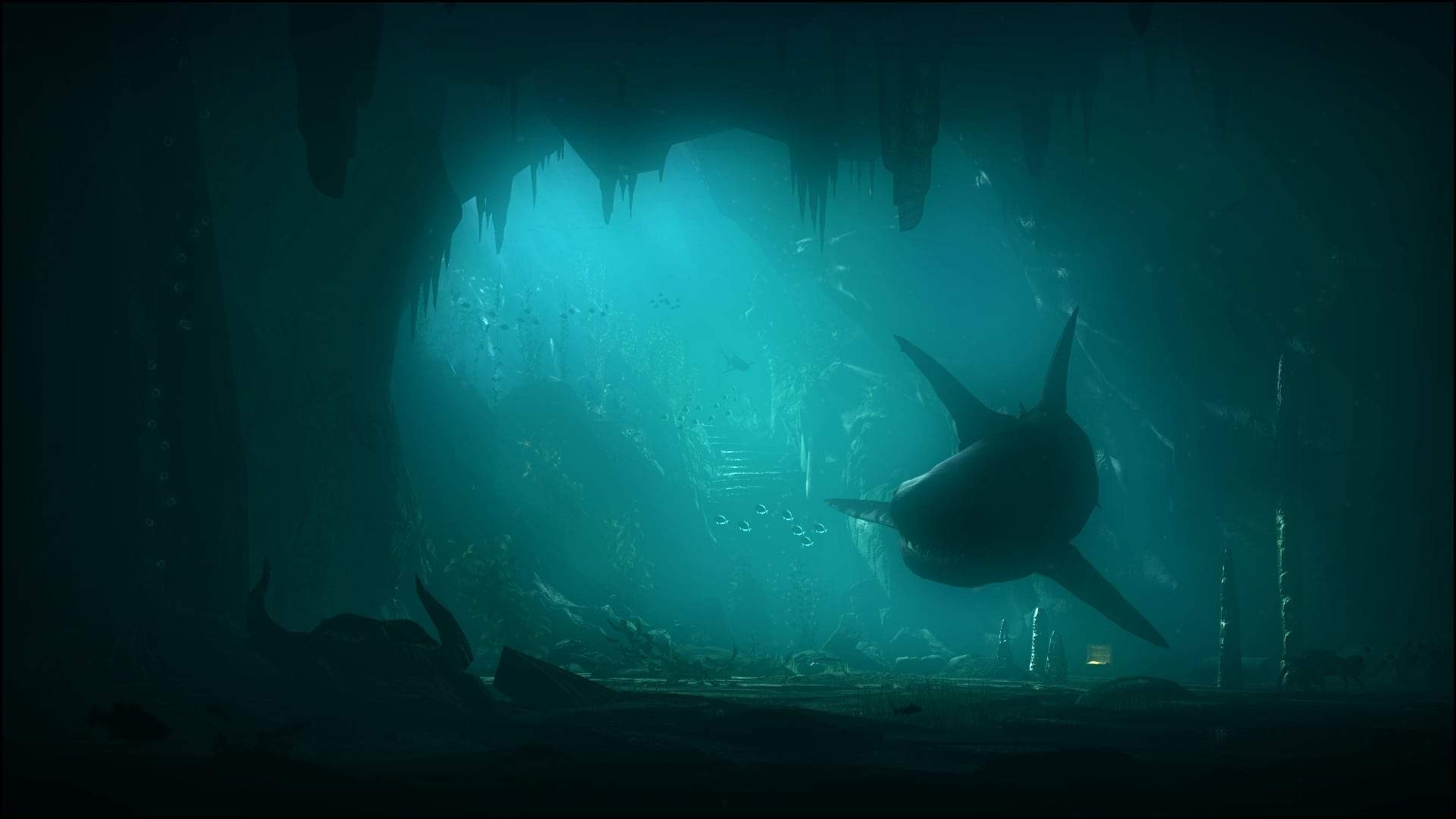 Backdrop for Megalodon