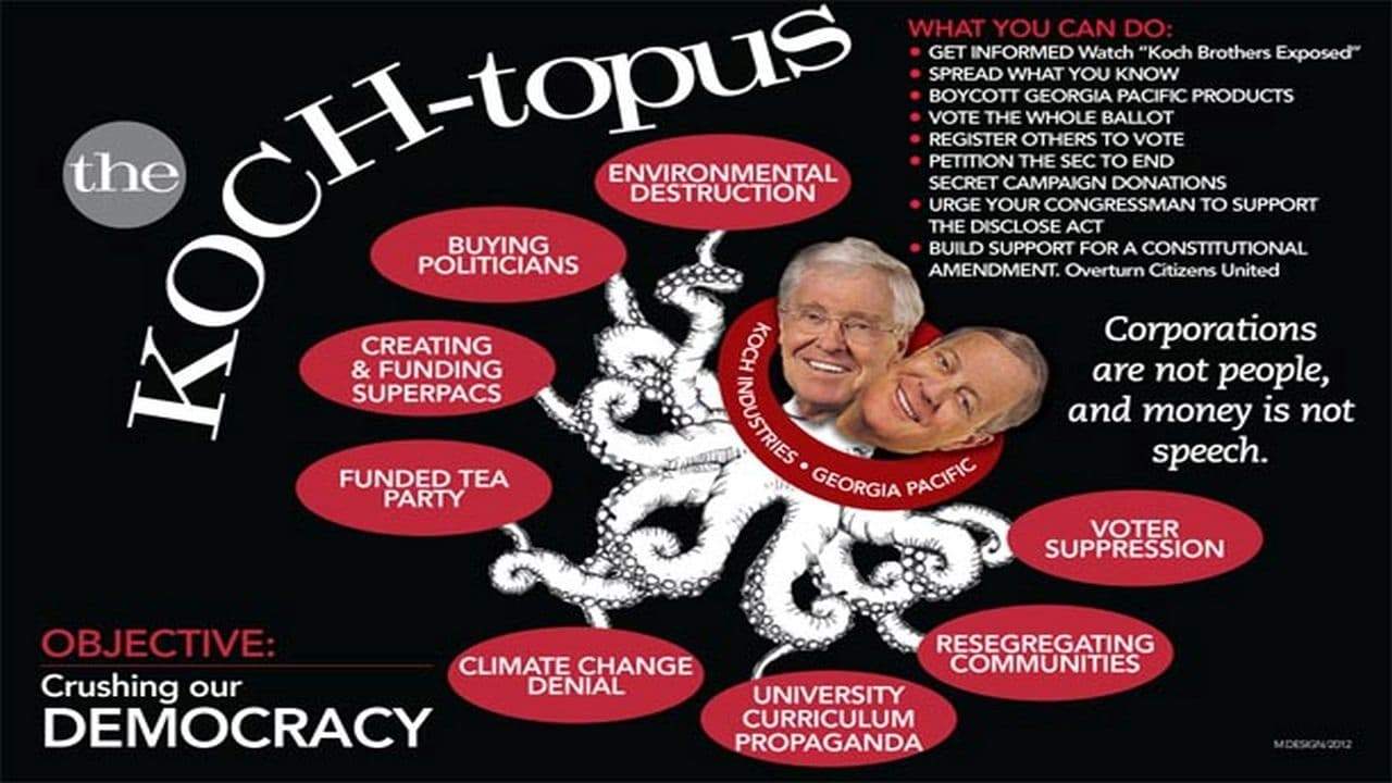 Backdrop for Koch Brothers Exposed