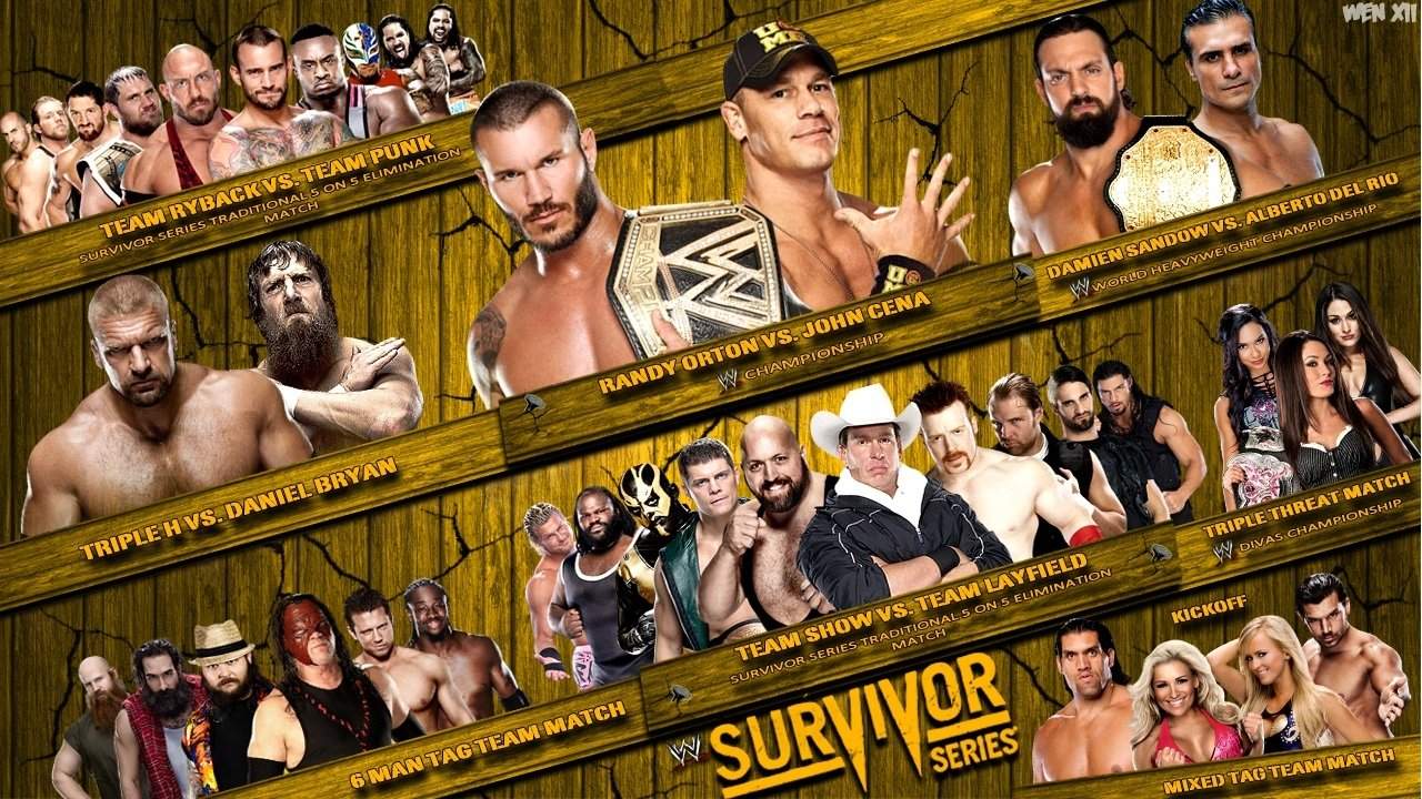 Backdrop for WWE Survivor Series 2013