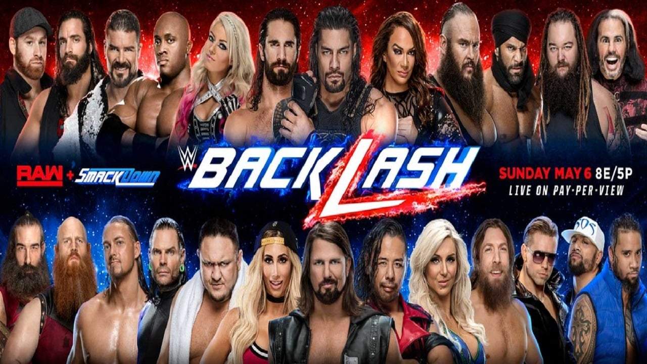 Backdrop for WWE Backlash 2018