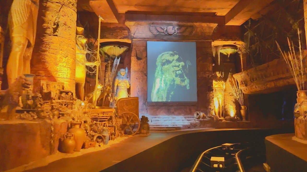 Backdrop for The making of Revenge of the Mummy - The Ride