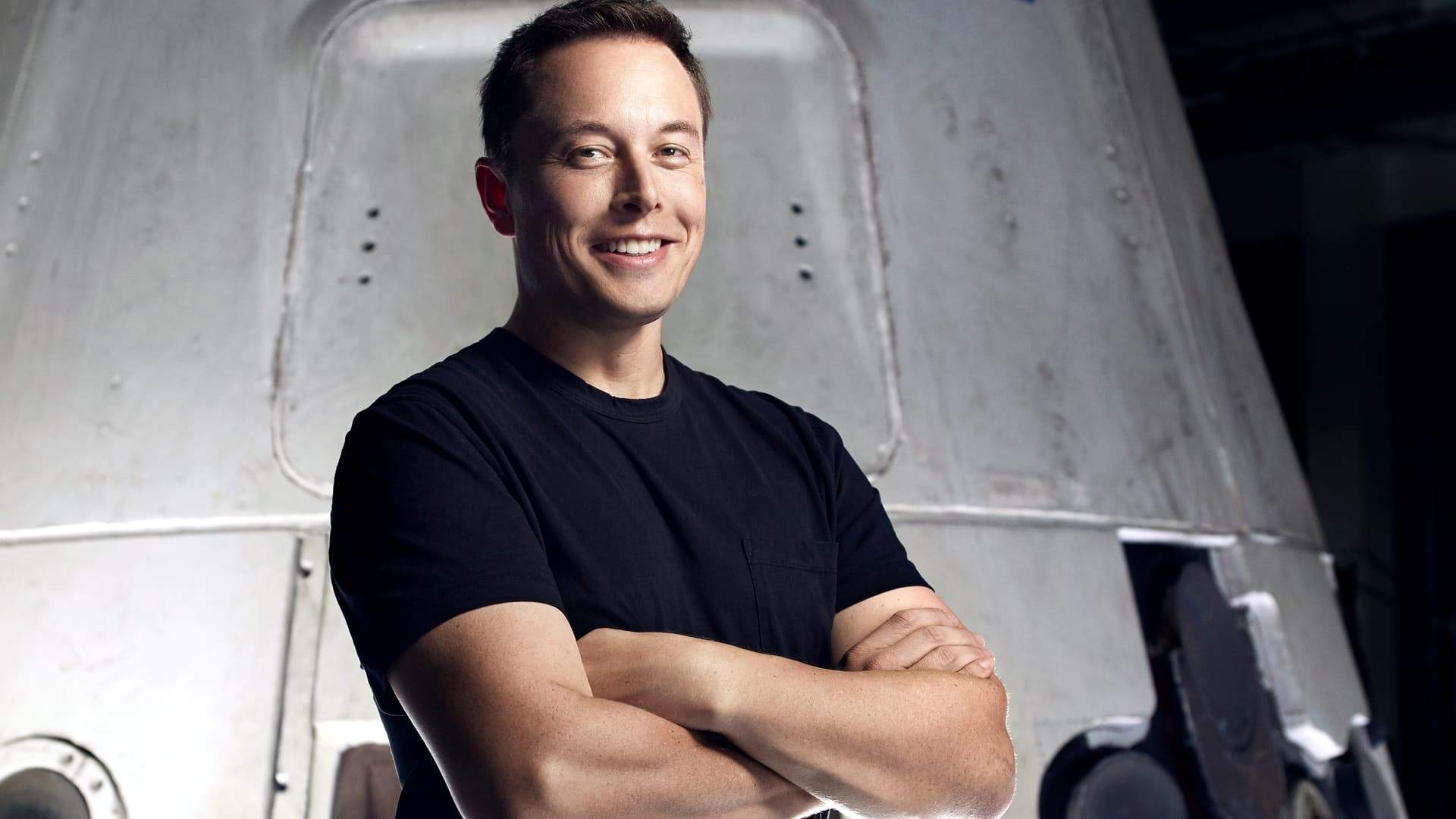 Backdrop for Tech Billionaires: Elon Musk