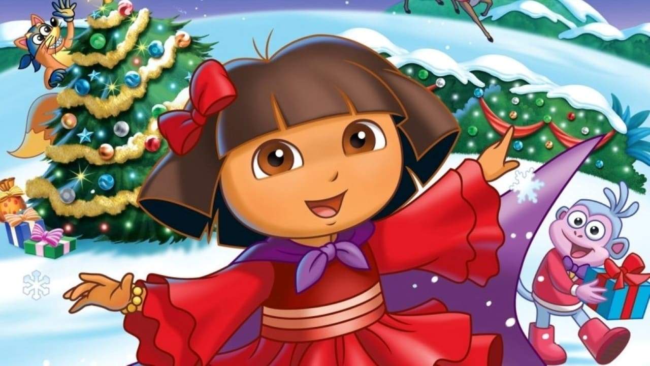 Backdrop for Dora the Explorer: Dora's Christmas Carol Adventure