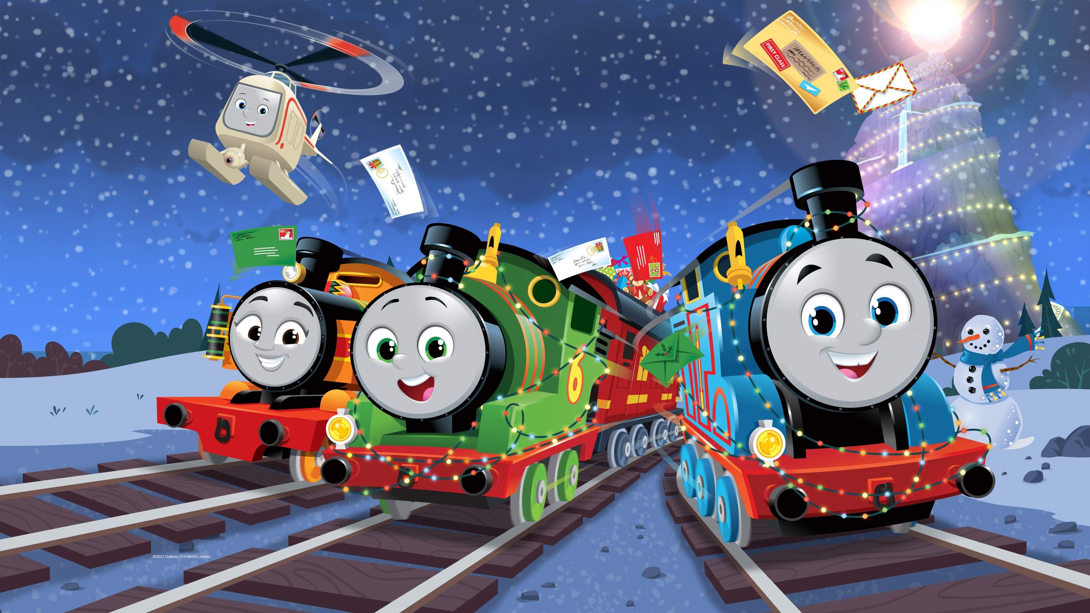 Backdrop for Thomas & Friends: The Christmas Letter Express