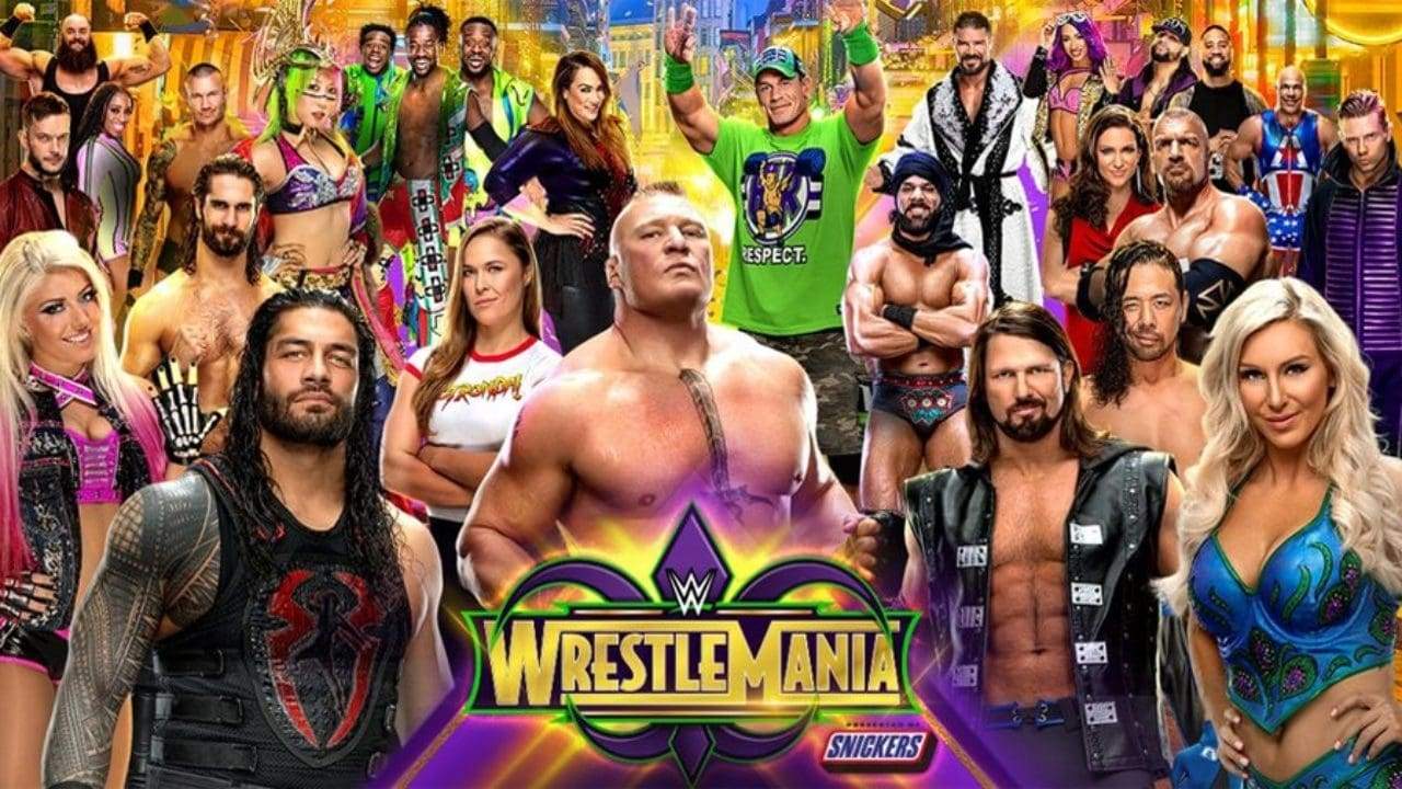 Backdrop for WWE WrestleMania 34