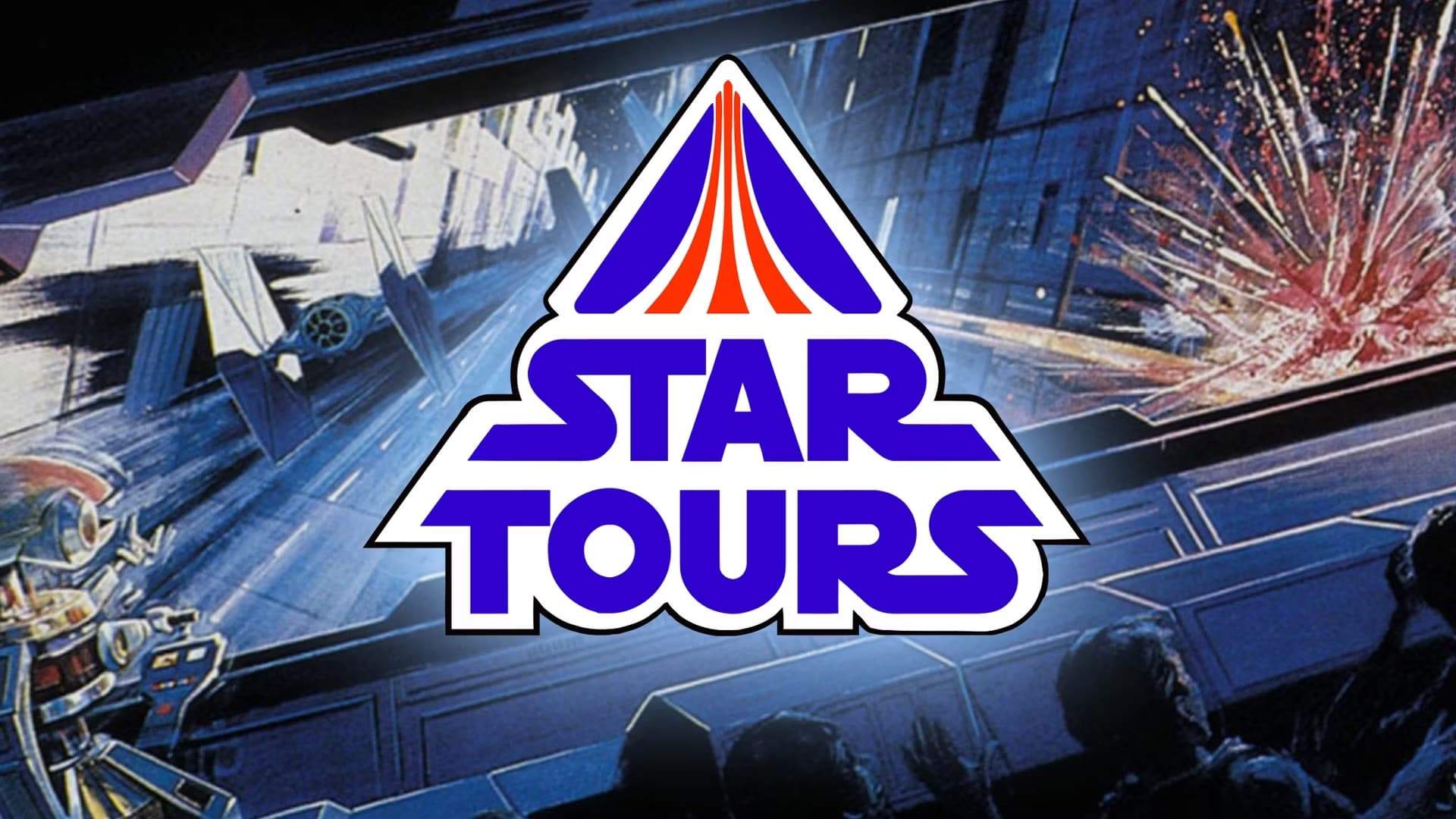 Backdrop for Star Tours