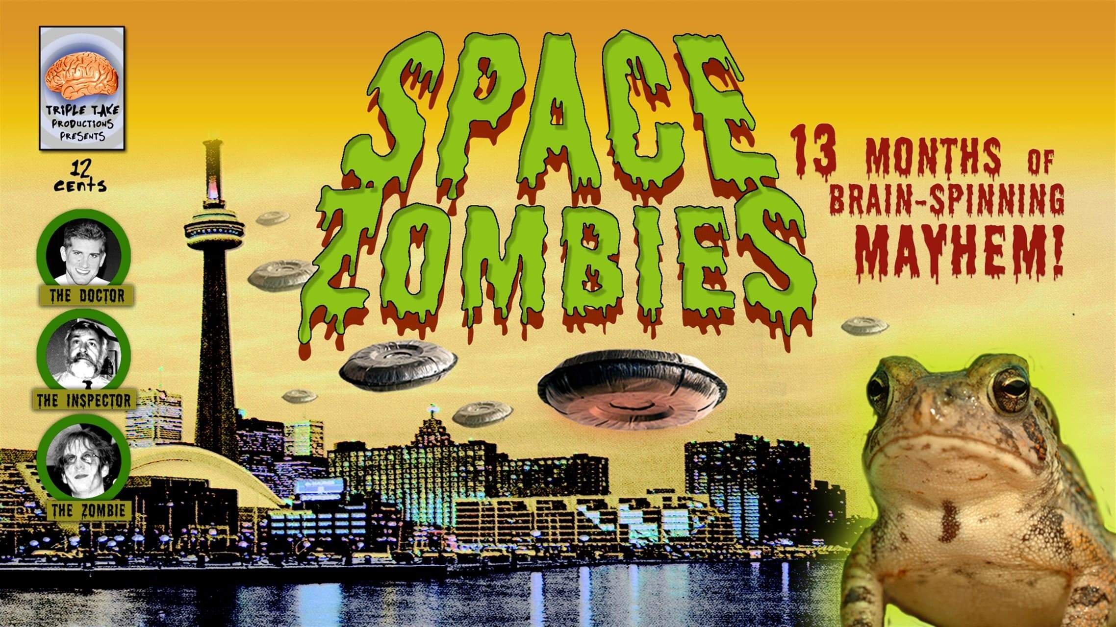 Backdrop for Space Zombies: 13 Months of Brain-Spinning Mayhem!