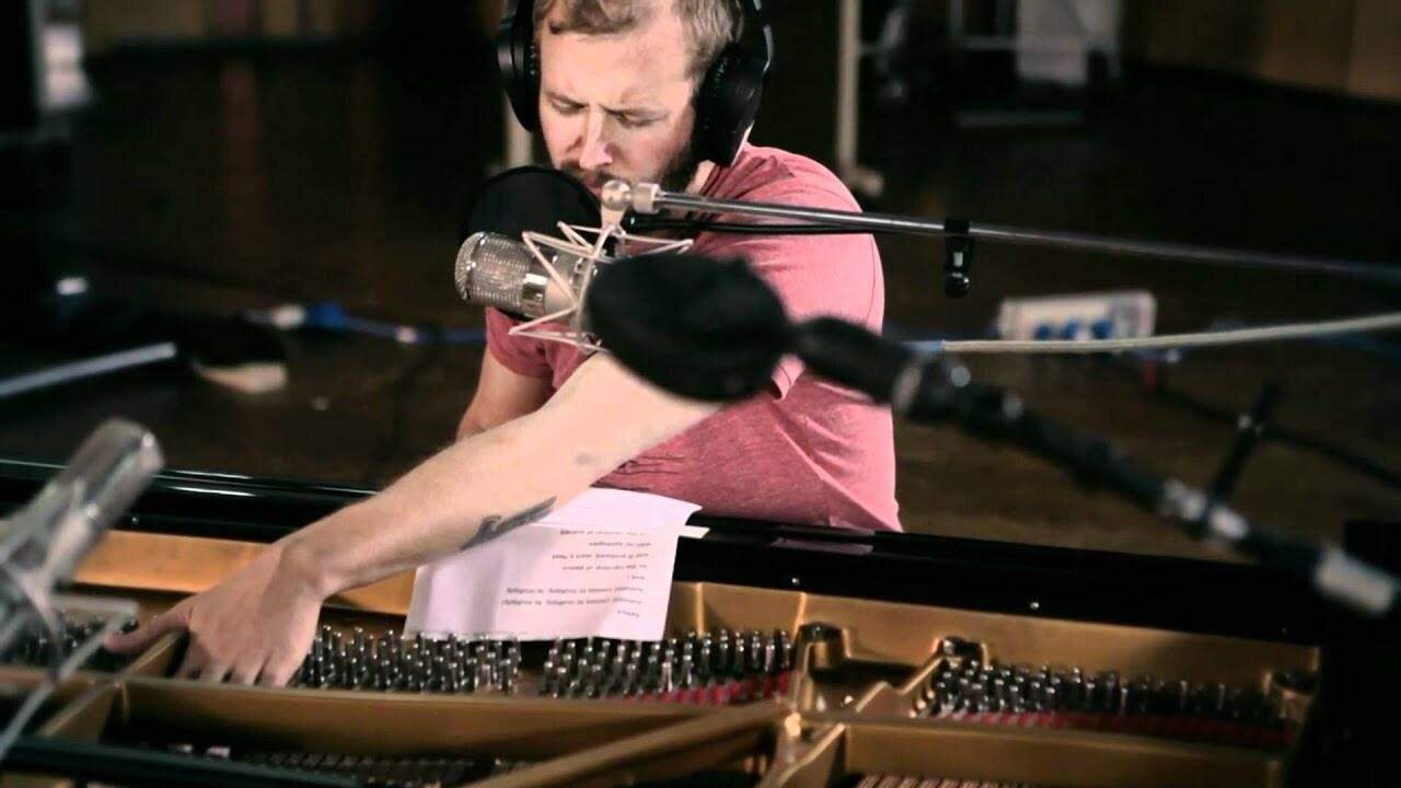 Backdrop for Bon Iver at AIR Studios (4AD/Jagjaguwar Session)