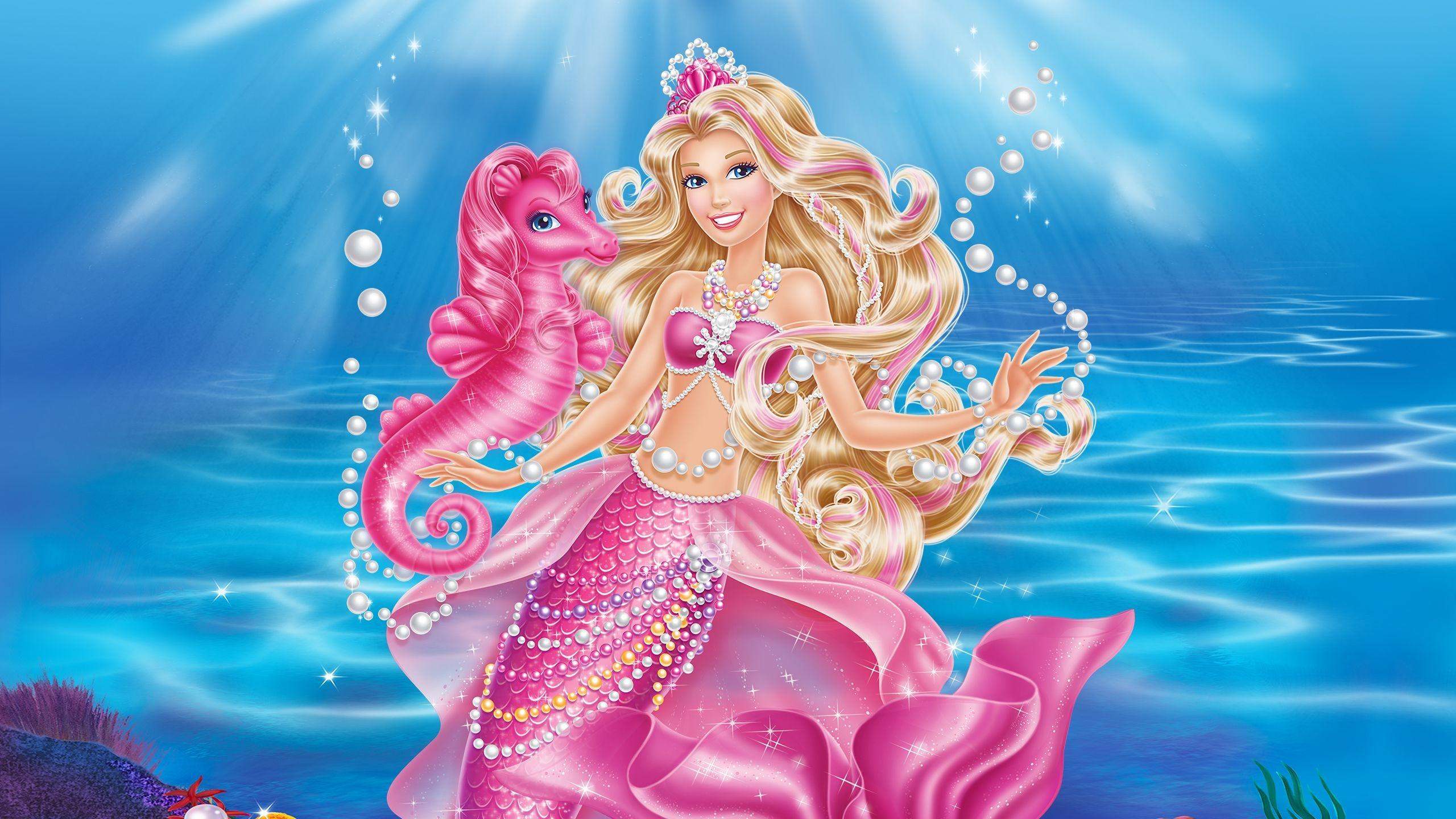 Backdrop for Barbie: The Pearl Princess