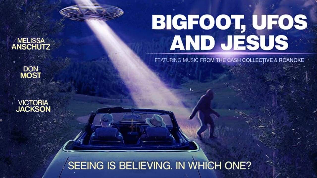 Backdrop for Bigfoot, UFOs and Jesus