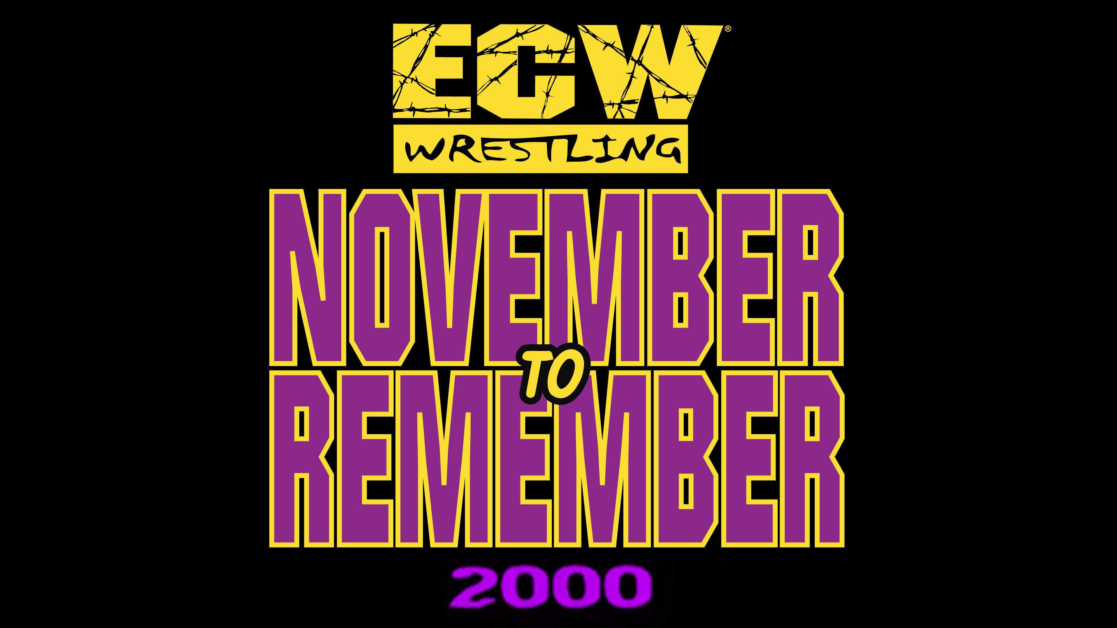 Backdrop for ECW November to Remember 2000