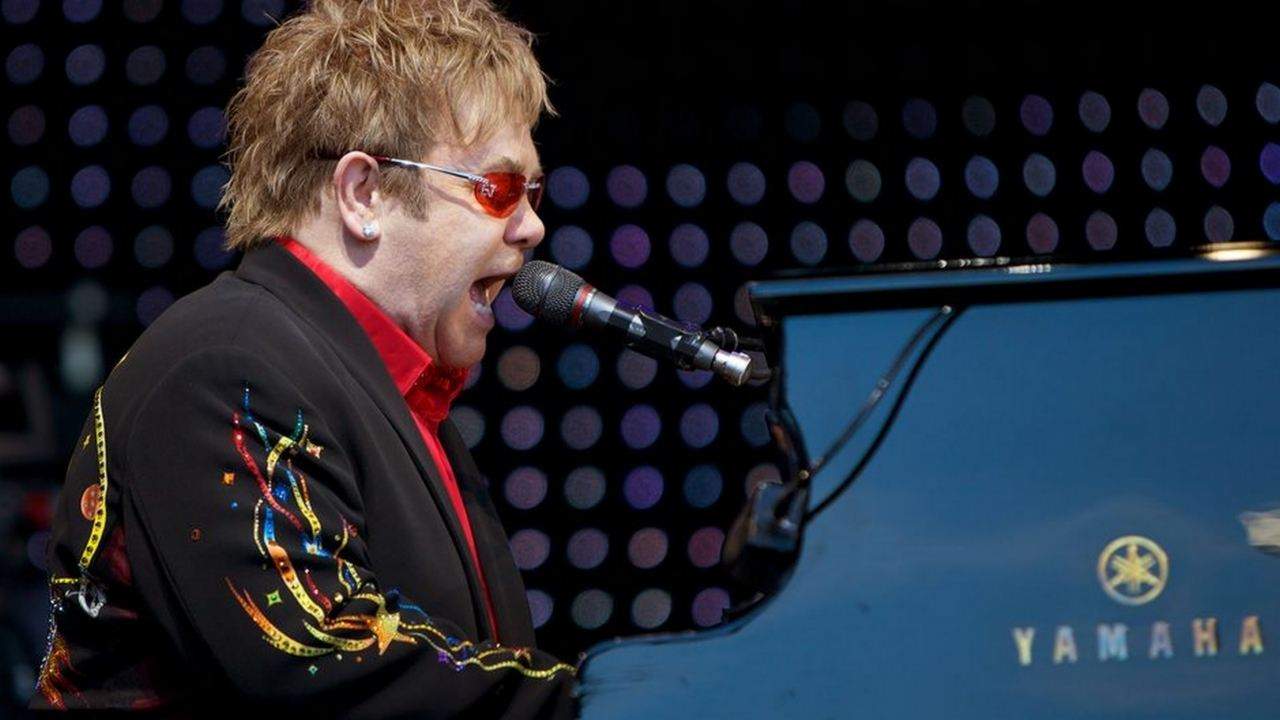 Backdrop for Elton John: A Singular Man