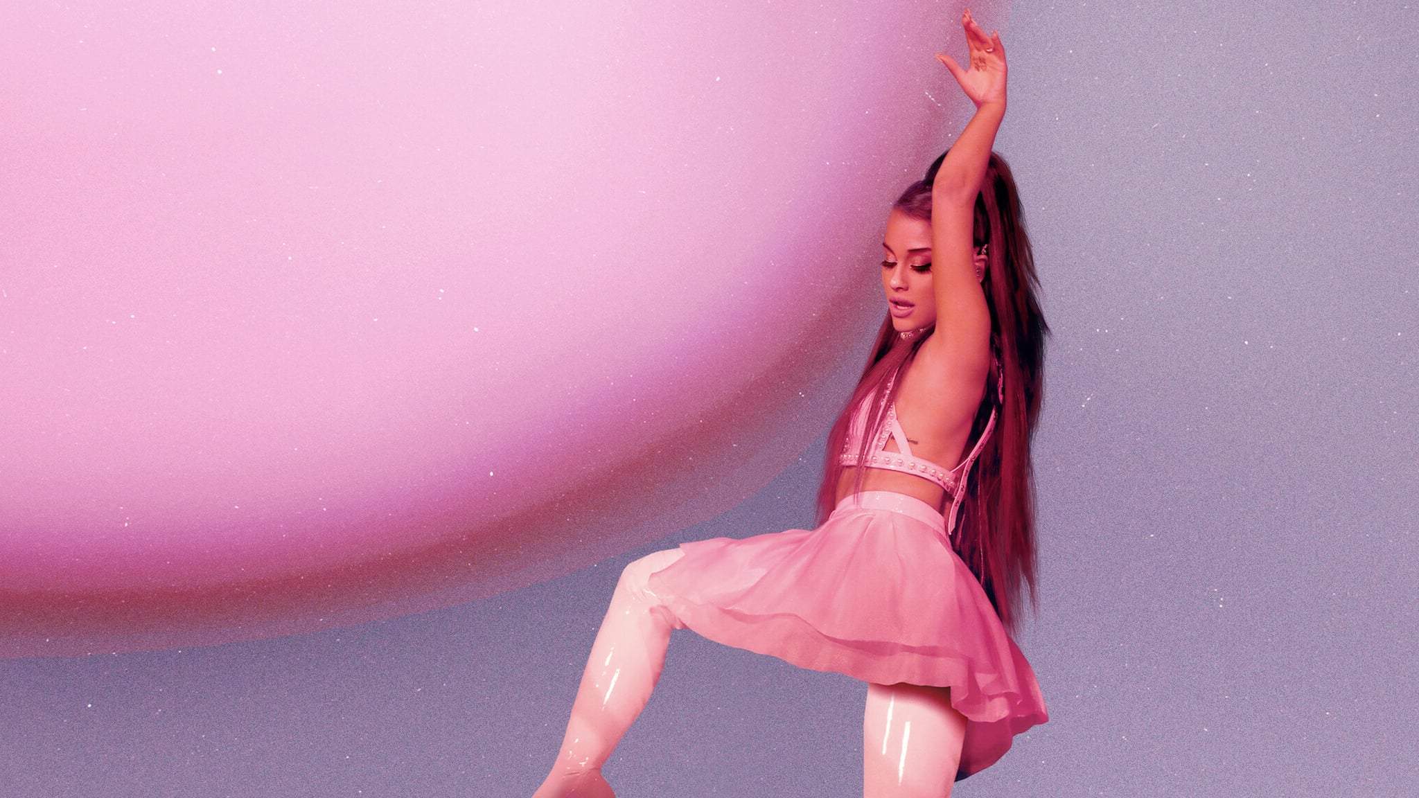 Backdrop for ariana grande: excuse me, i love you