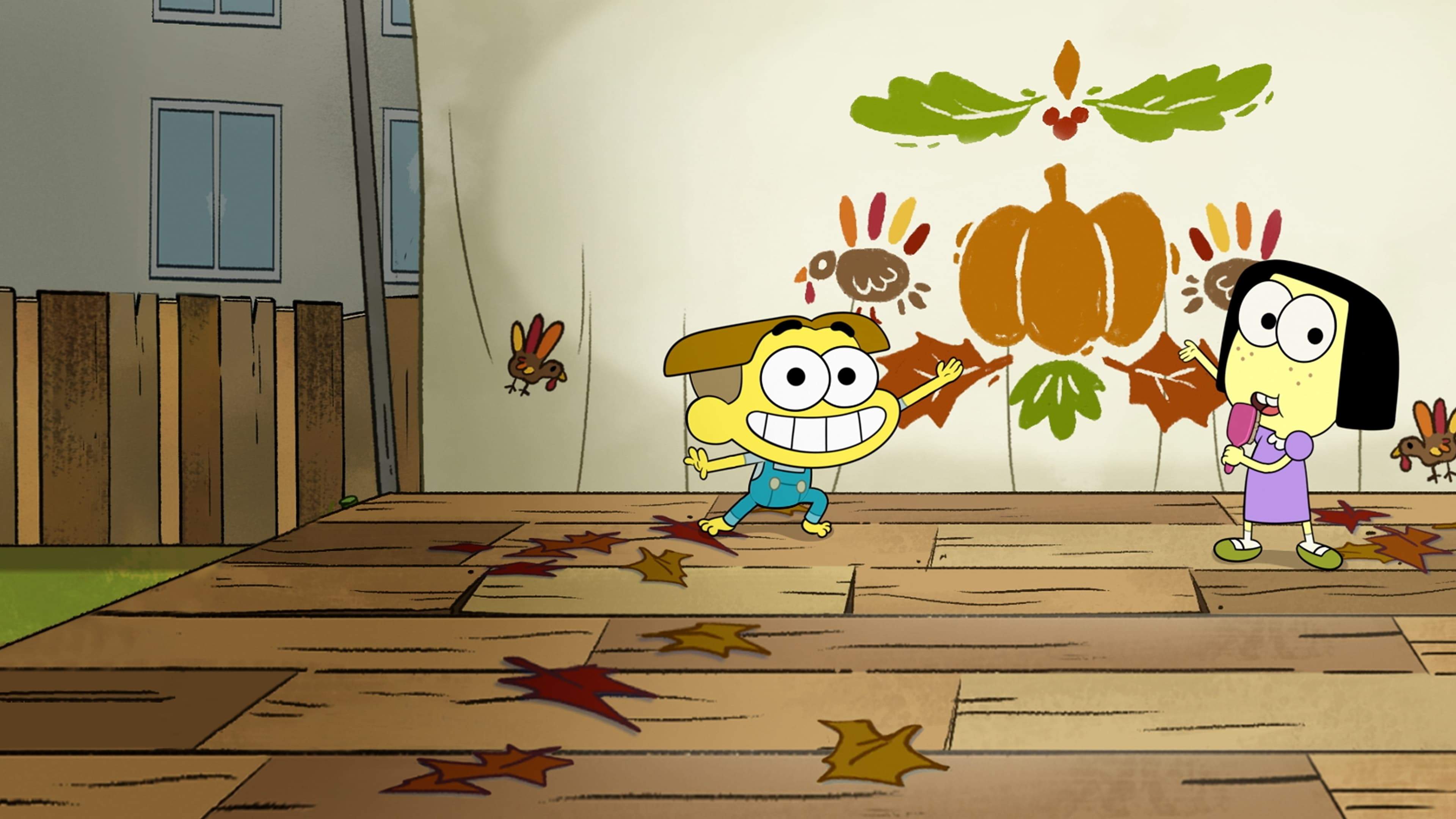 Backdrop for Shortsgiving with Big City Greens