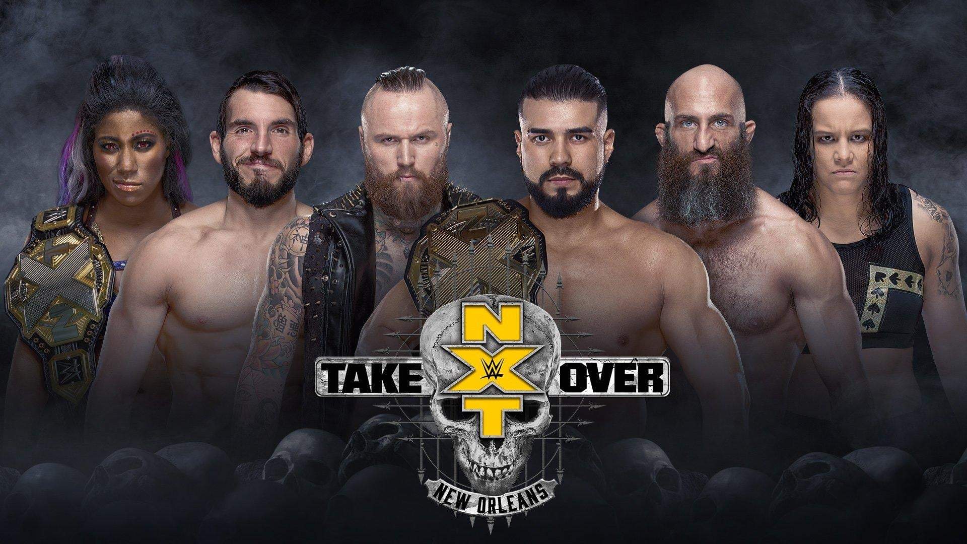 Backdrop for NXT Takeover: New Orleans