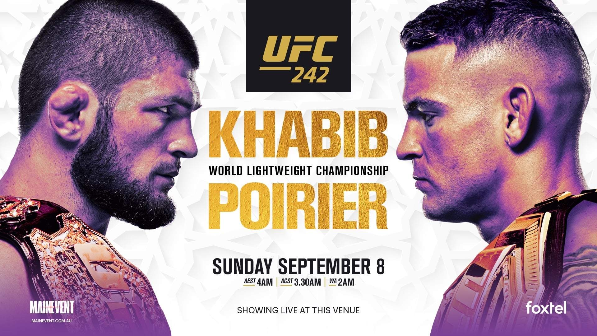 Backdrop for UFC 242: Khabib vs. Poirier