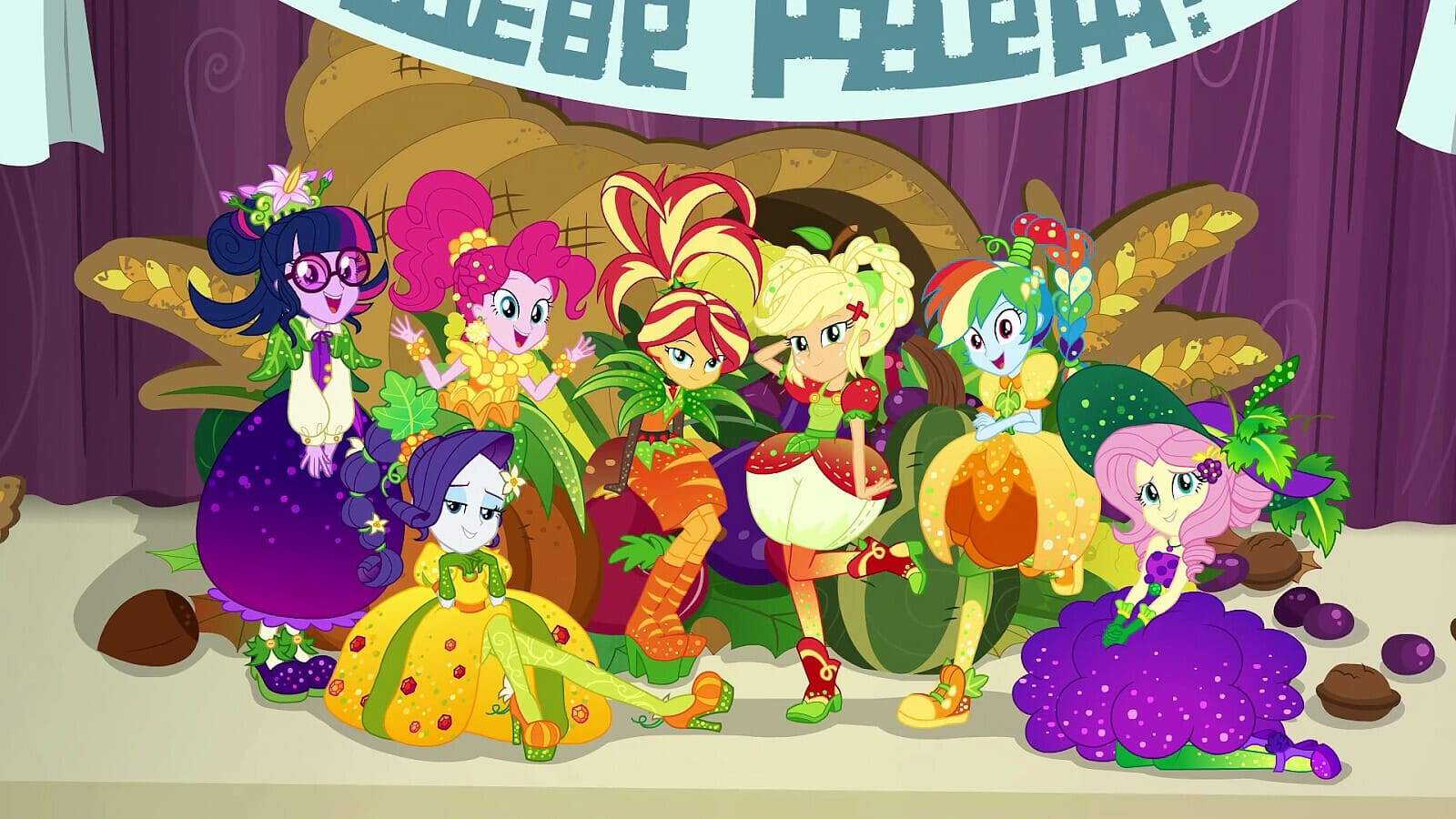 Backdrop for My Little Pony: Equestria Girls - Holidays Unwrapped