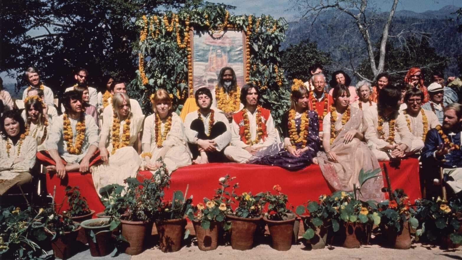 Backdrop for Meeting the Beatles in India