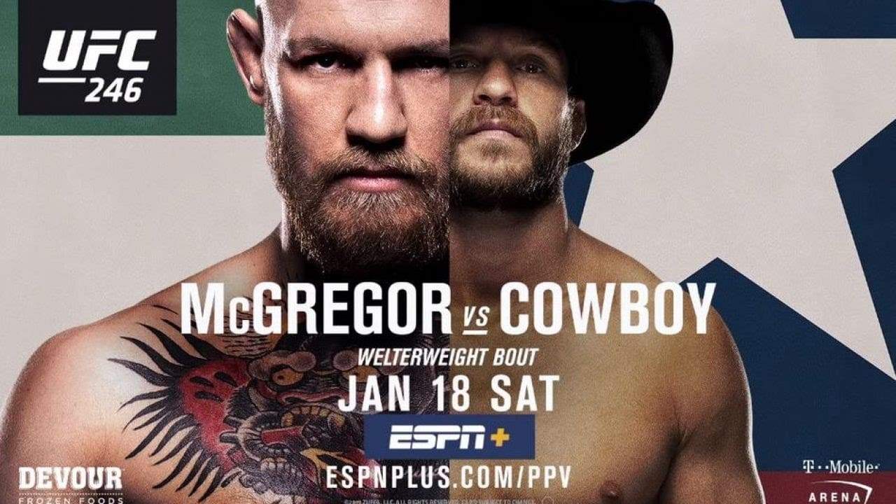 Backdrop for UFC 246: McGregor vs. Cowboy