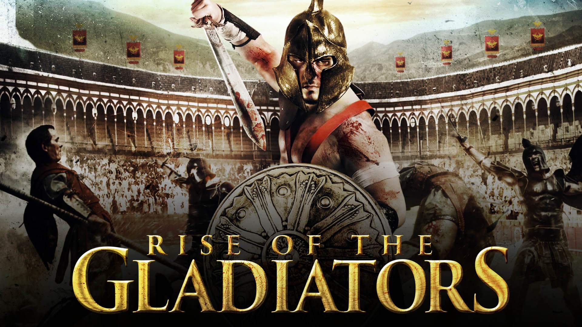 Backdrop for Rise of the Gladiators