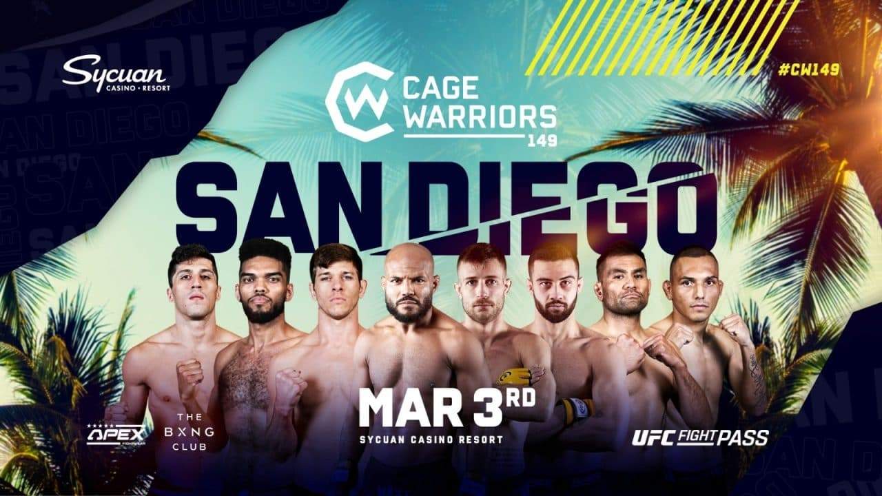 Backdrop for Cage Warriors 149: San Diego