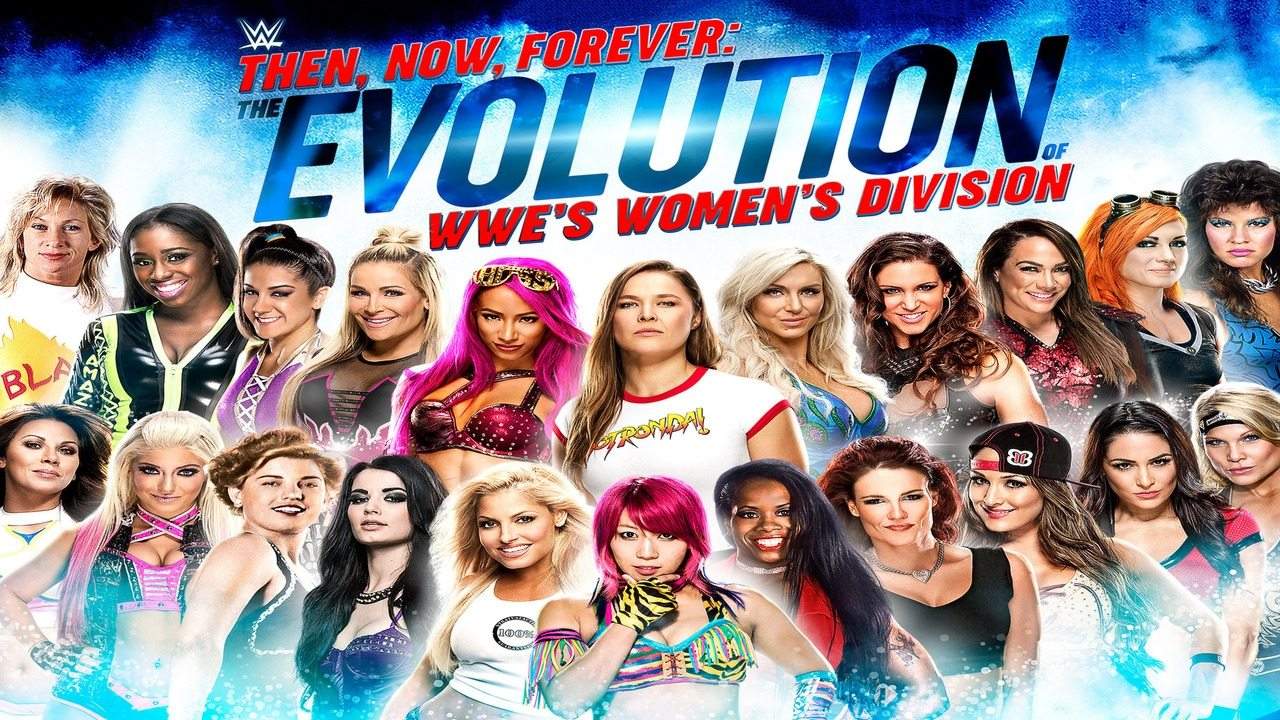 Backdrop for Then, Now, Forever: The Evolution of WWE’s Women’s Division