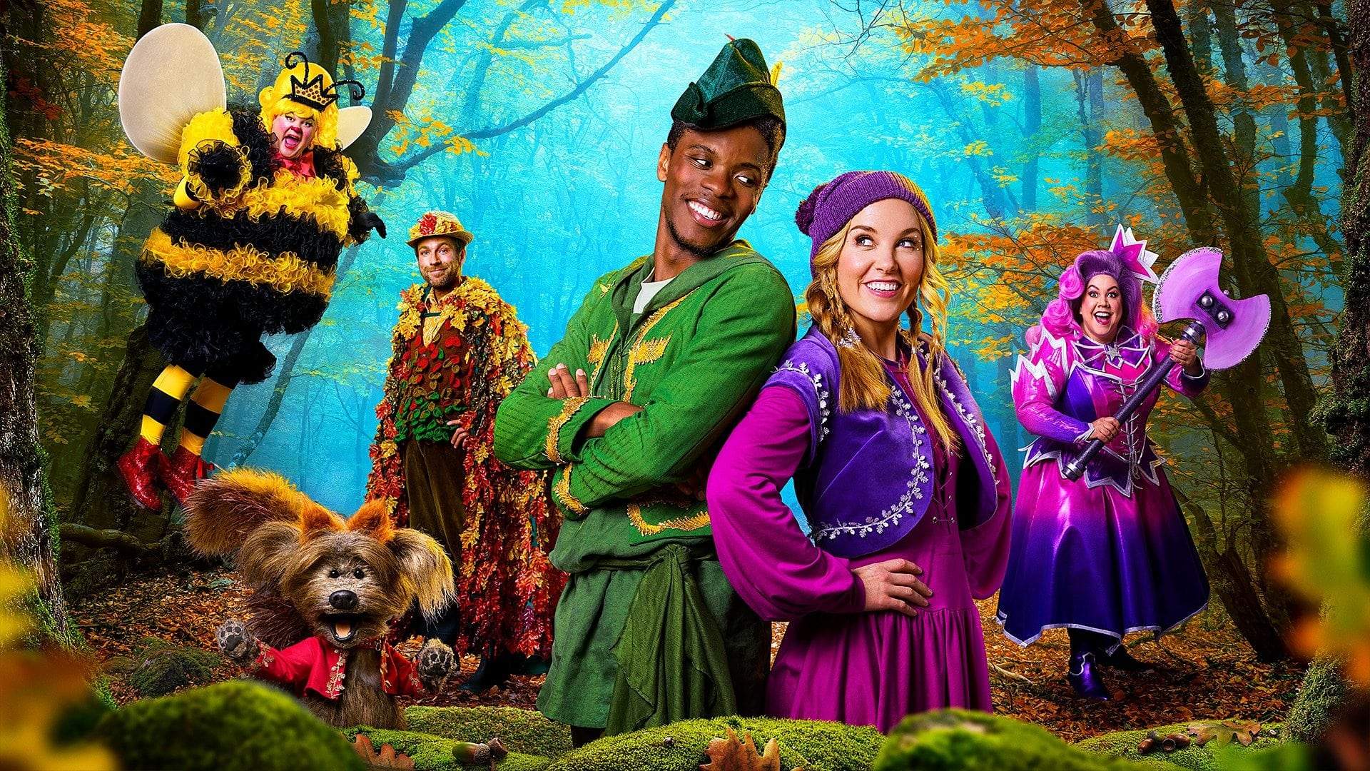 Backdrop for CBeebies Panto: Robin Hood