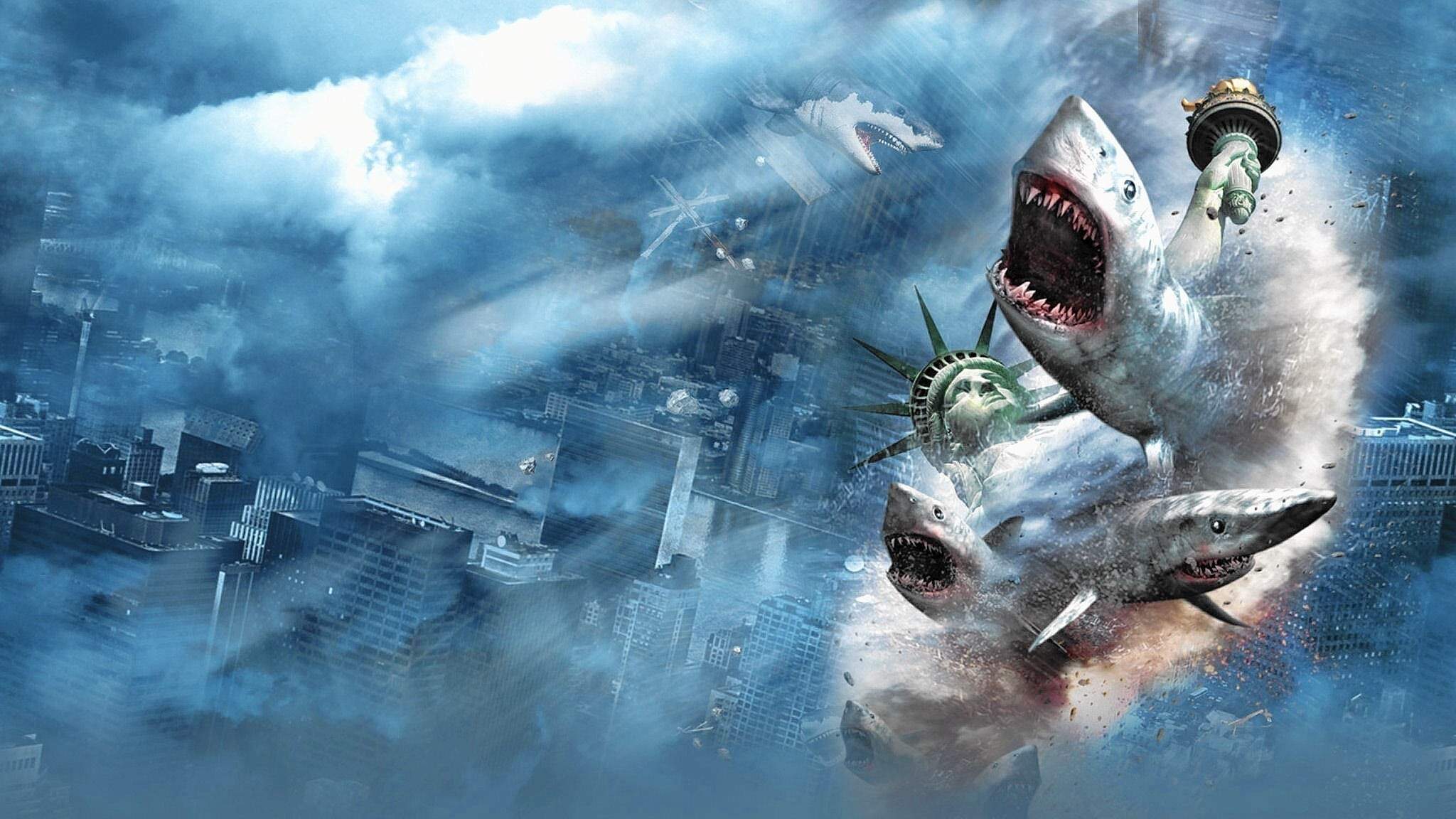 Backdrop for Sharknado 2: The Second One