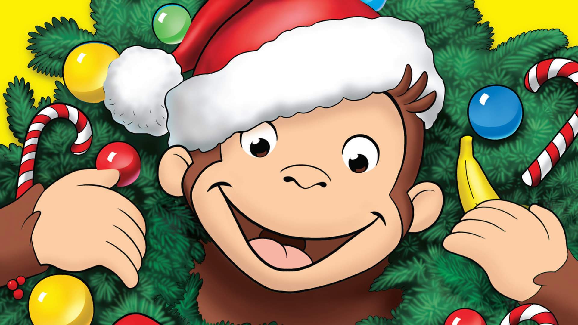 Backdrop for Curious George: A Very Monkey Christmas