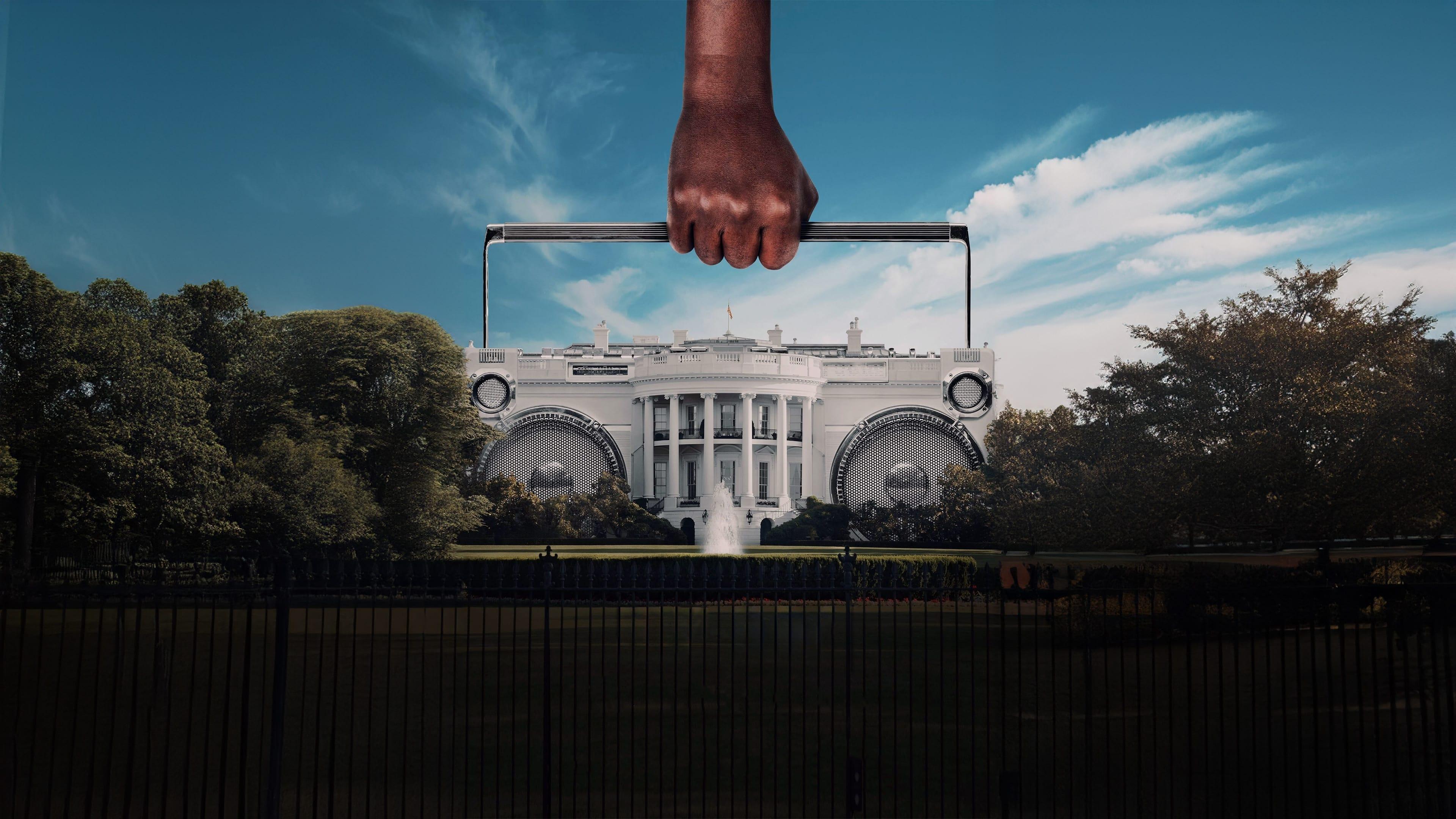 Backdrop for Hip-Hop and the White House