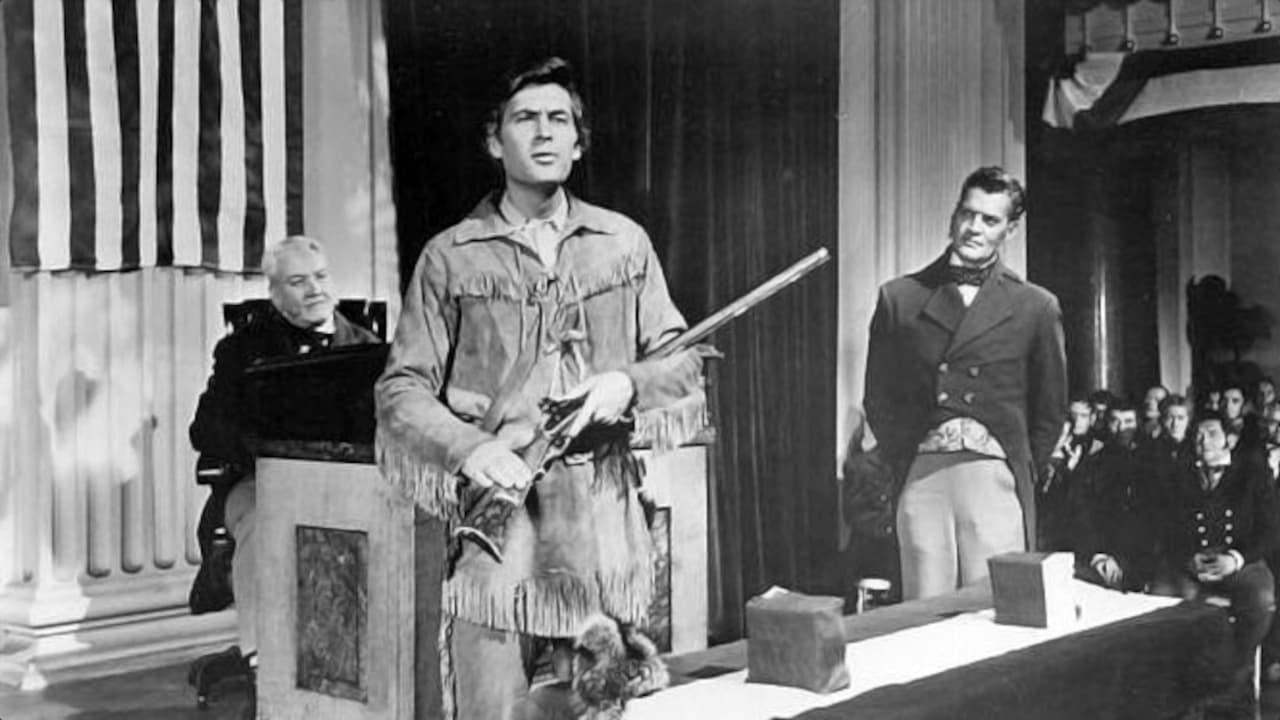 Backdrop for Davy Crockett Goes to Congress