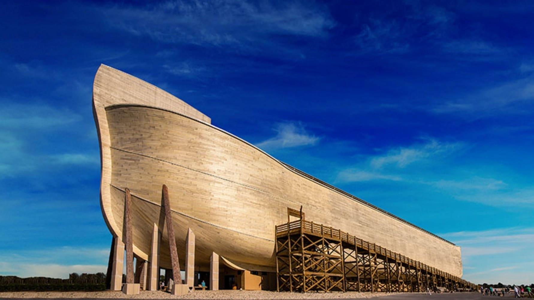 Backdrop for The Building of the Ark Encounter